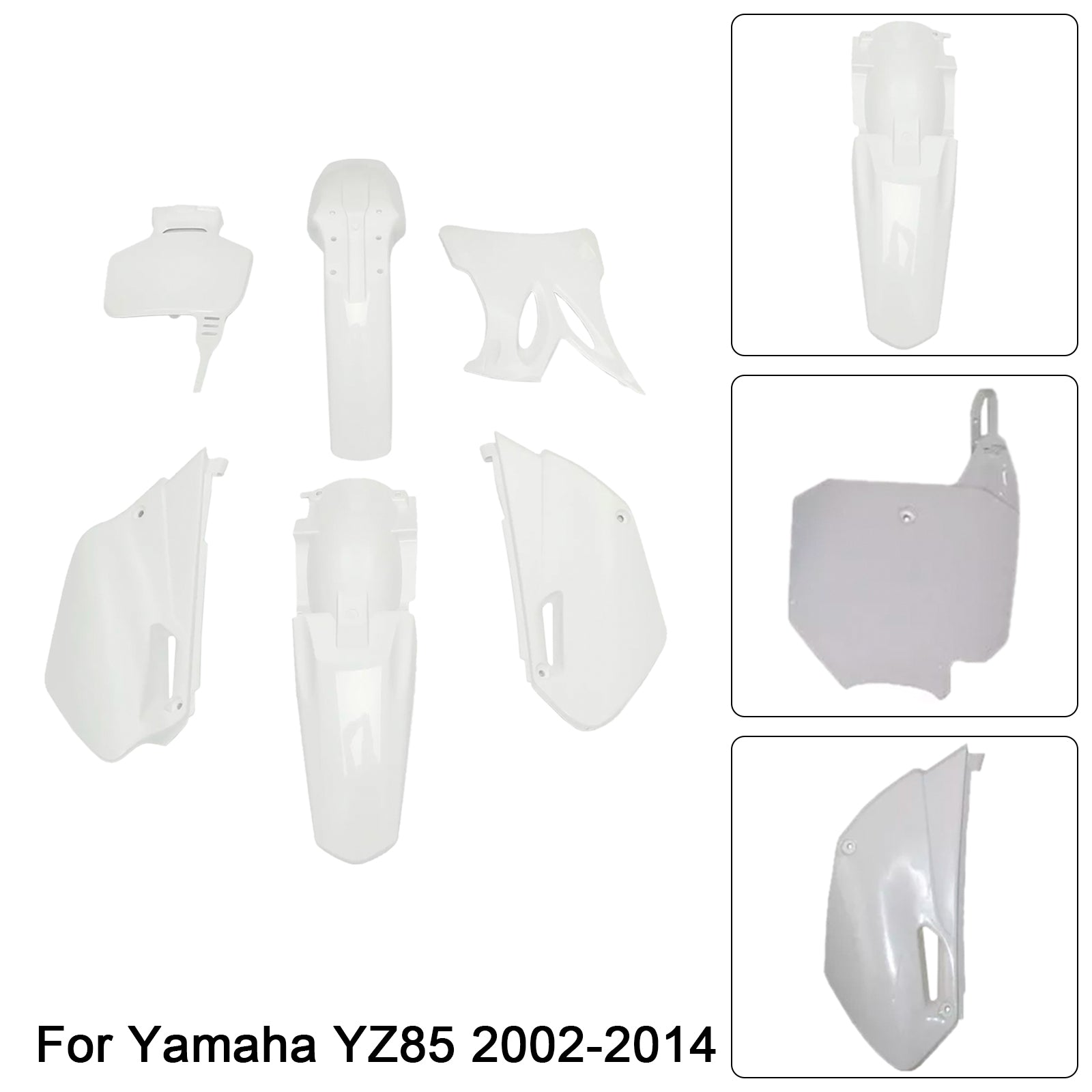 Body Plastic Kit Fender Fairing For Yamaha YZ85 2002-2014