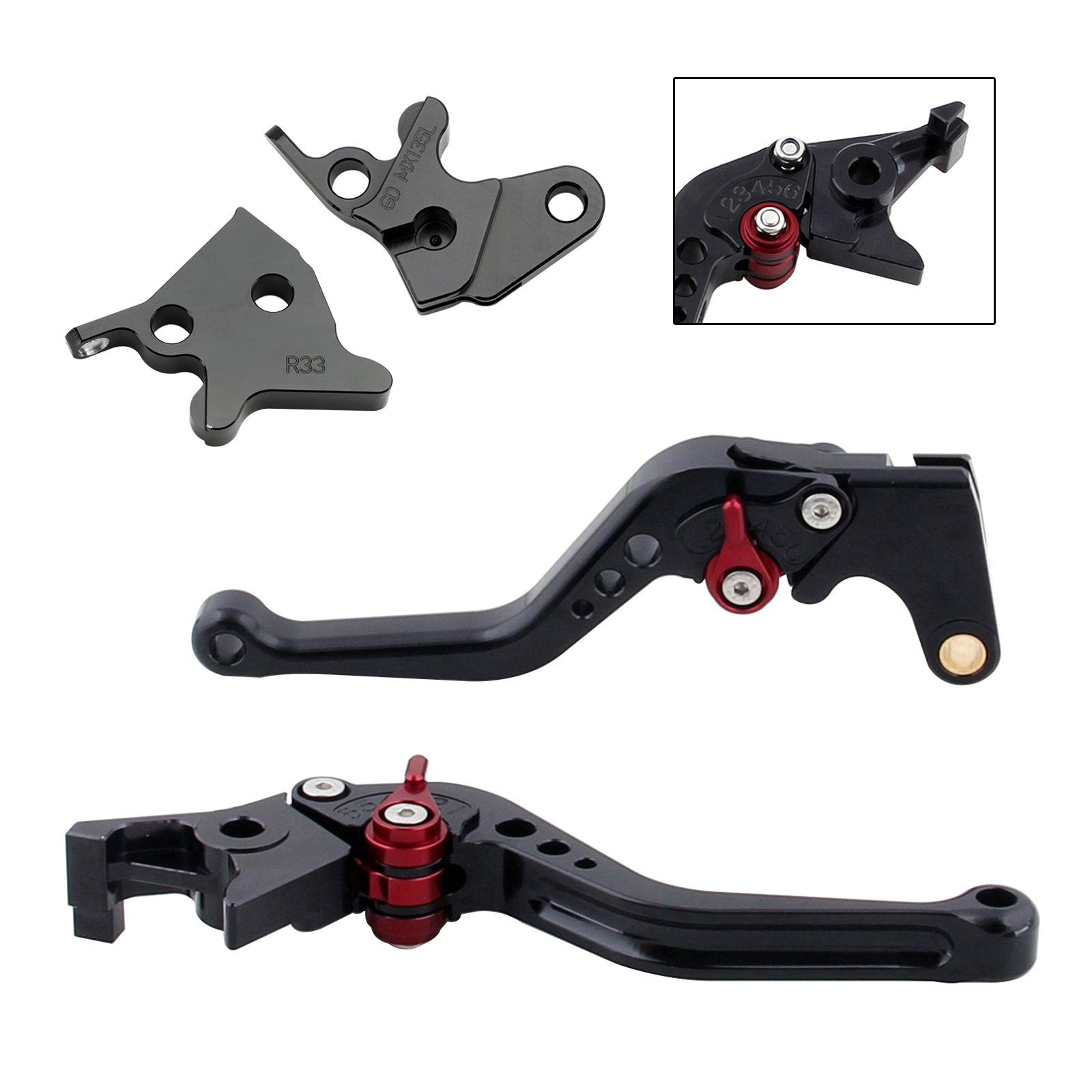 2005-2014 Yamaha YBR125 Ny kort clutchbremsespak