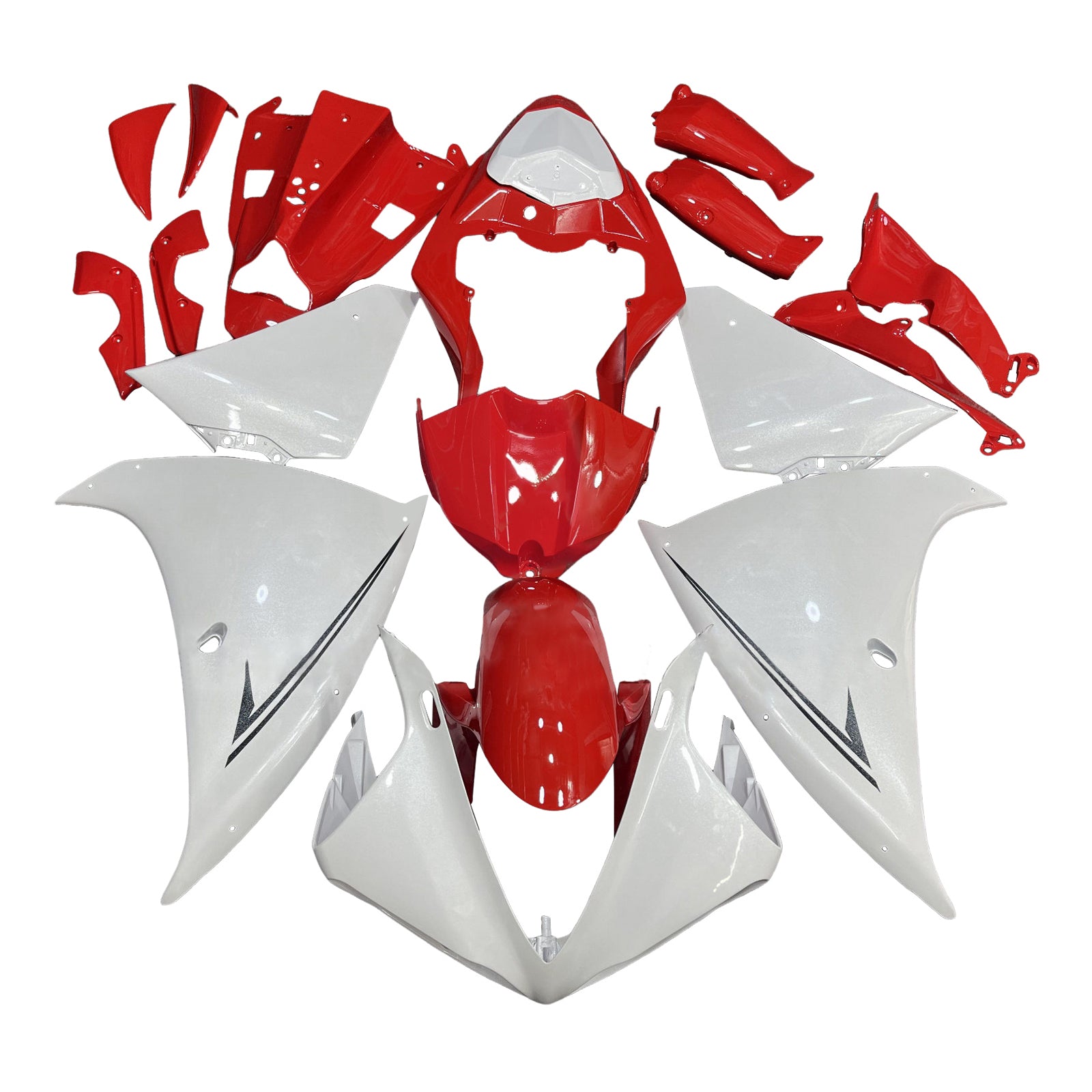 Injection Fairing Kit Bodywork Plastic ABS For Yamaha YZFR1 YZF-R1 2009-2011
