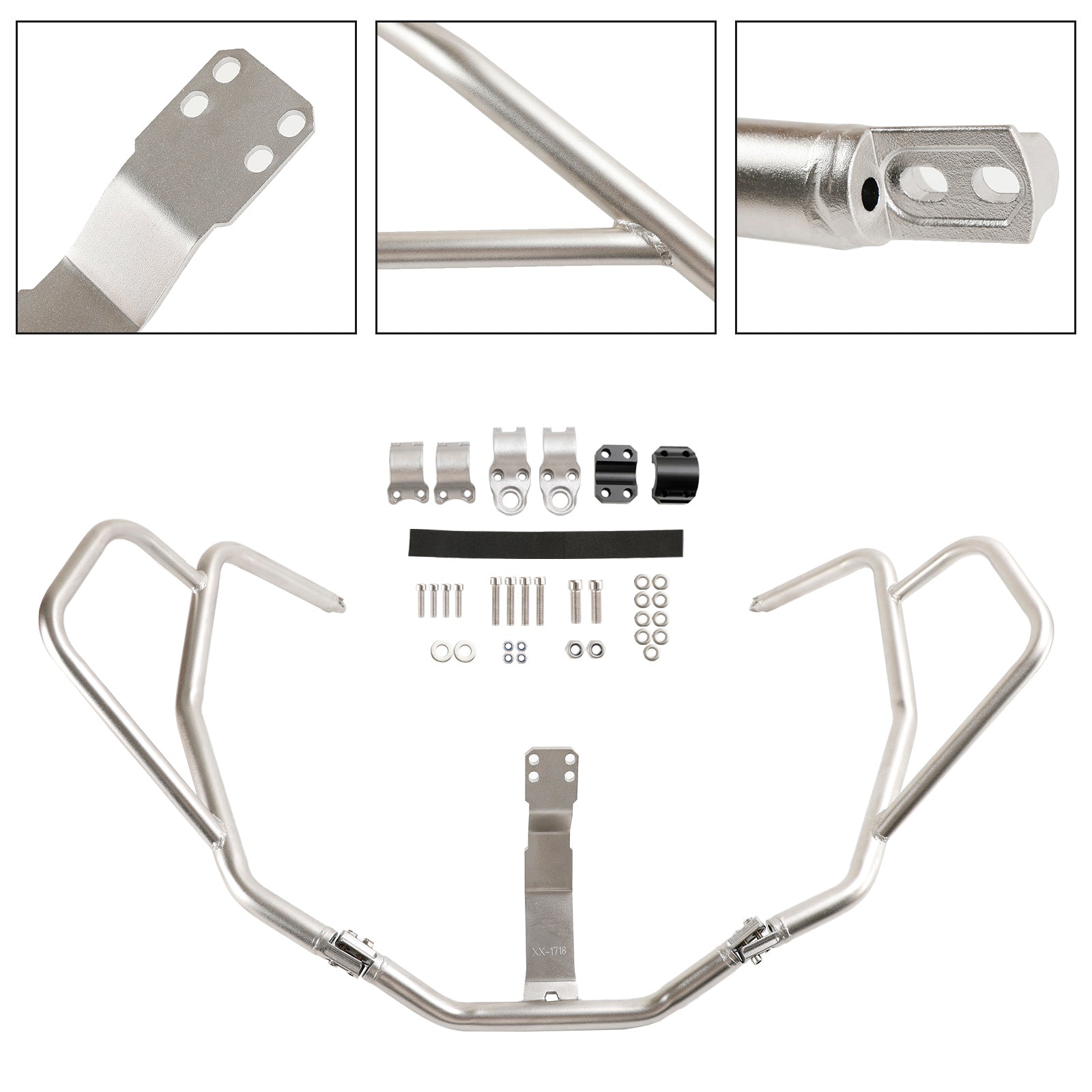 2022 Honda NT1100 NT 1100 Crash Bar Upper Engine Guard Steel Frame Silver