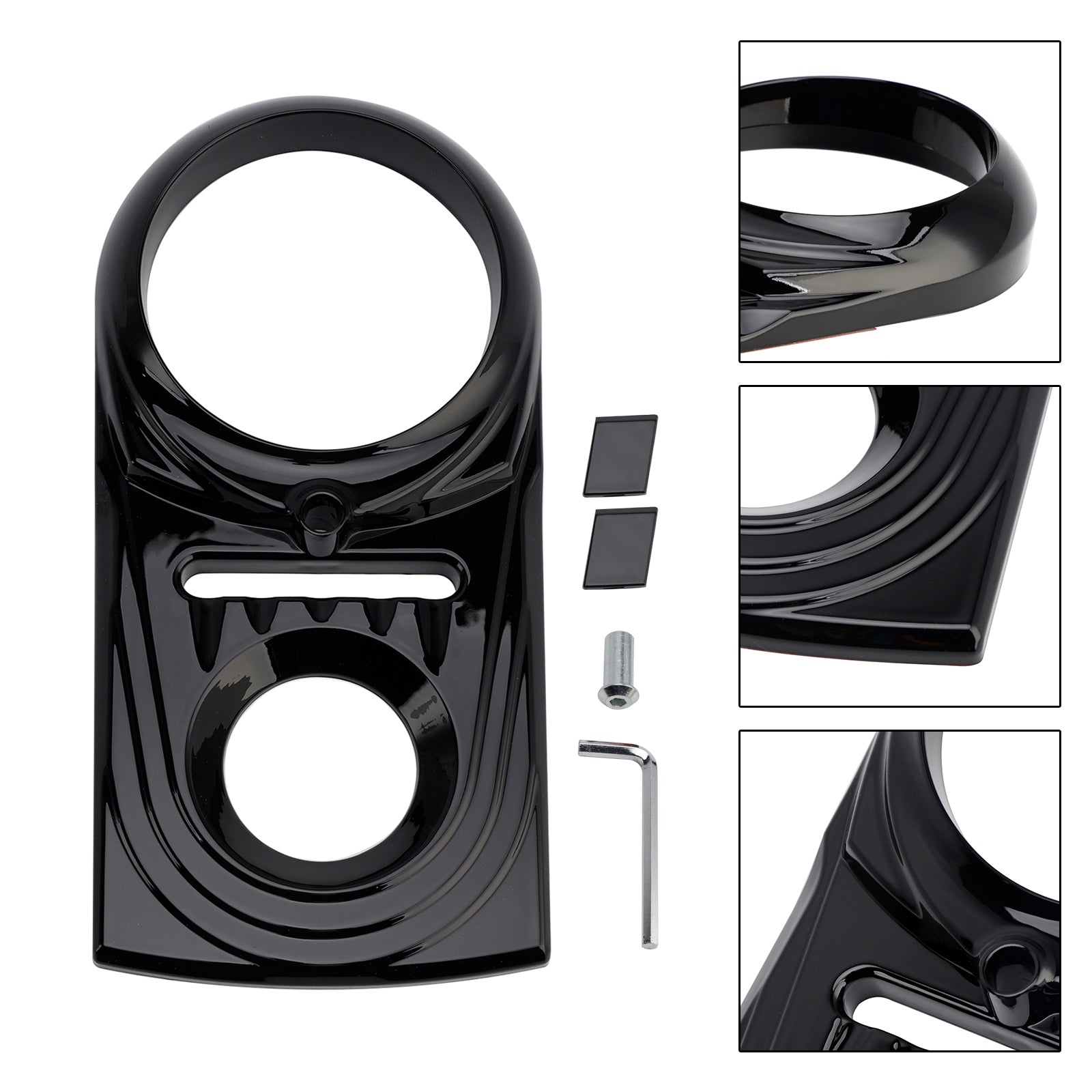 Gas Tank Dash Panel Insert Cover For Softail FLSTC FXST Street Glide