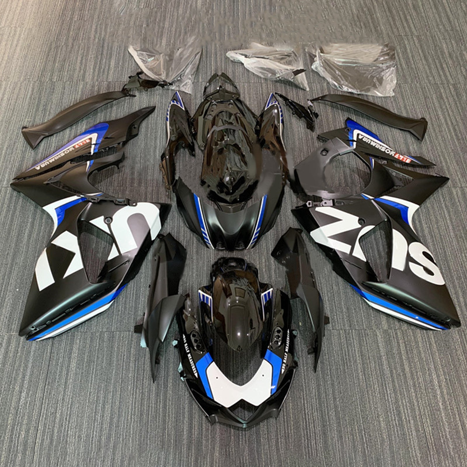 2009-2016 Suzuki gsxr1000 k9 kit de carénage kit de carrosserie en plastique