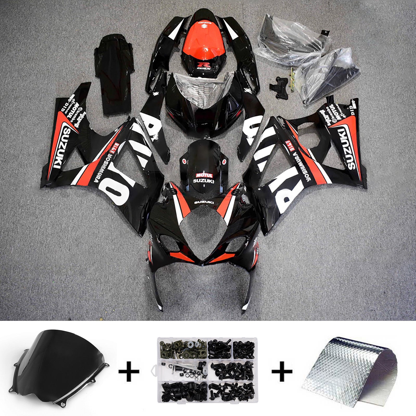 Injection Fairing Kit Bodywork Plastic ABS For Suzuki GSXR1000 2007-2008 K7