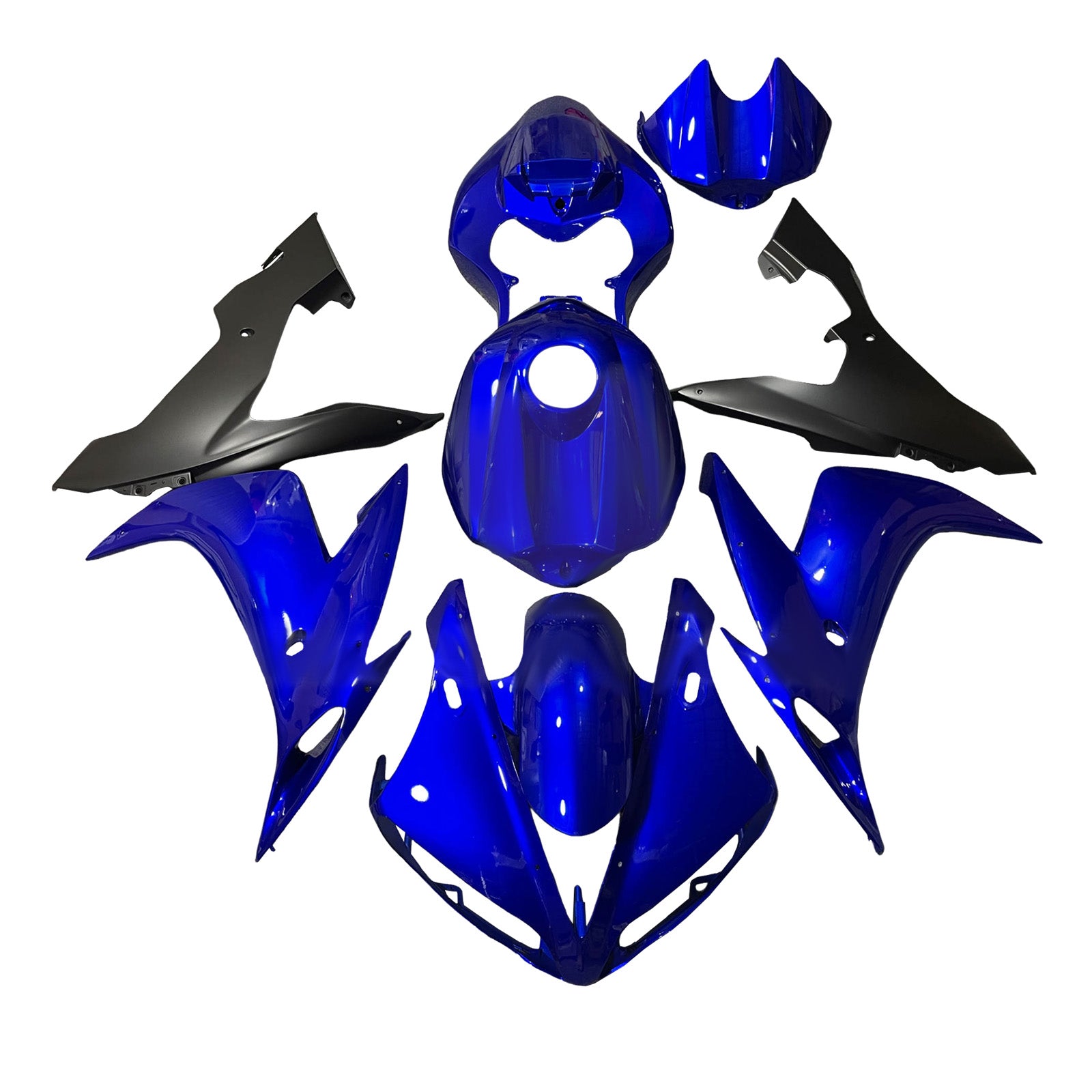 Injectiekuipset carrosserie kunststof ABS voor Yamaha YZFR1 YZF-R1 2004-2006