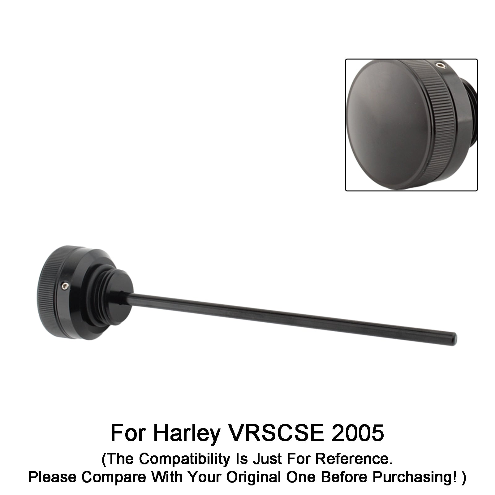 Tapón de tapa de tanque de varilla medidora de aceite, compatible con VRSCA VRSCB VRSCD VRSCSE VRSCAW