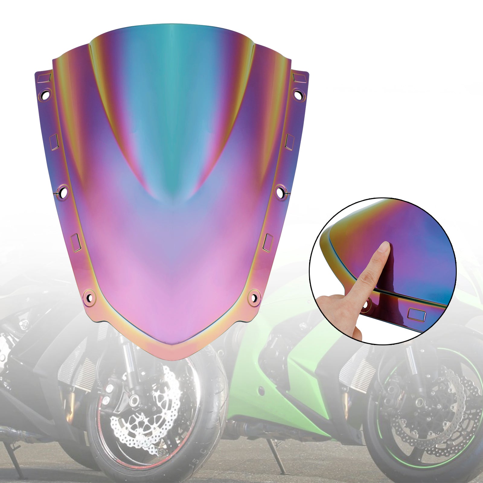 2021-2023 Kawasaki Ninja ZX-10R Protécteur de pare-brise du pare-brise