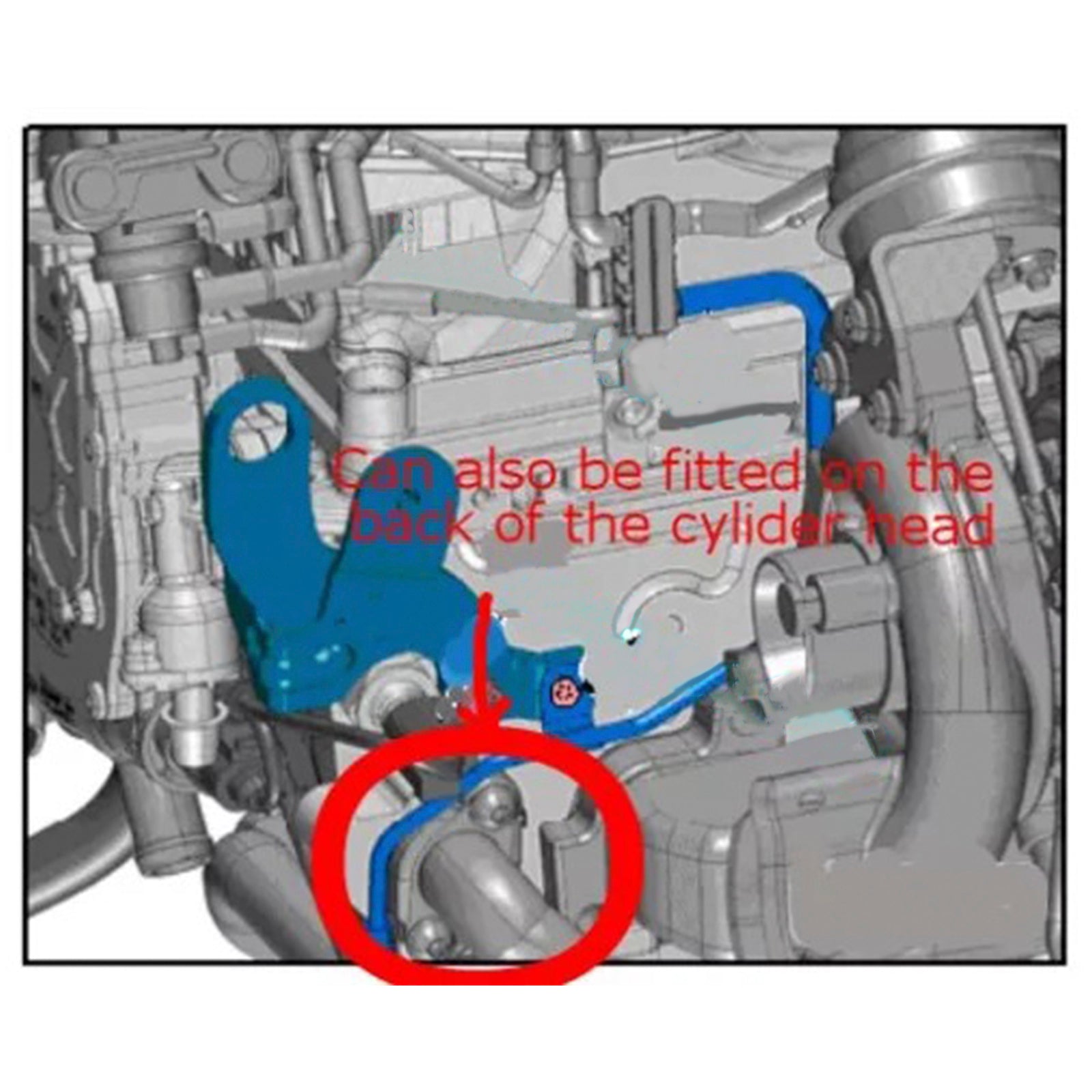 VW Seat Skoda 1,2L 1,6L TDi EGR-ventilblockplatta