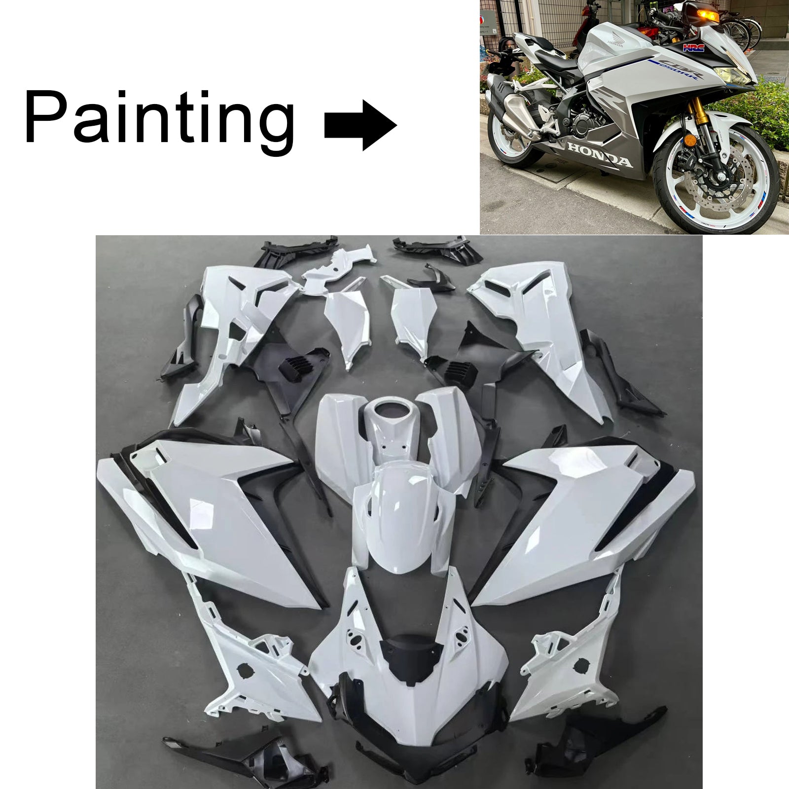 2023-2024 Honda CBR250RR Injection Fairing Kit Bodywork Plastic ABS