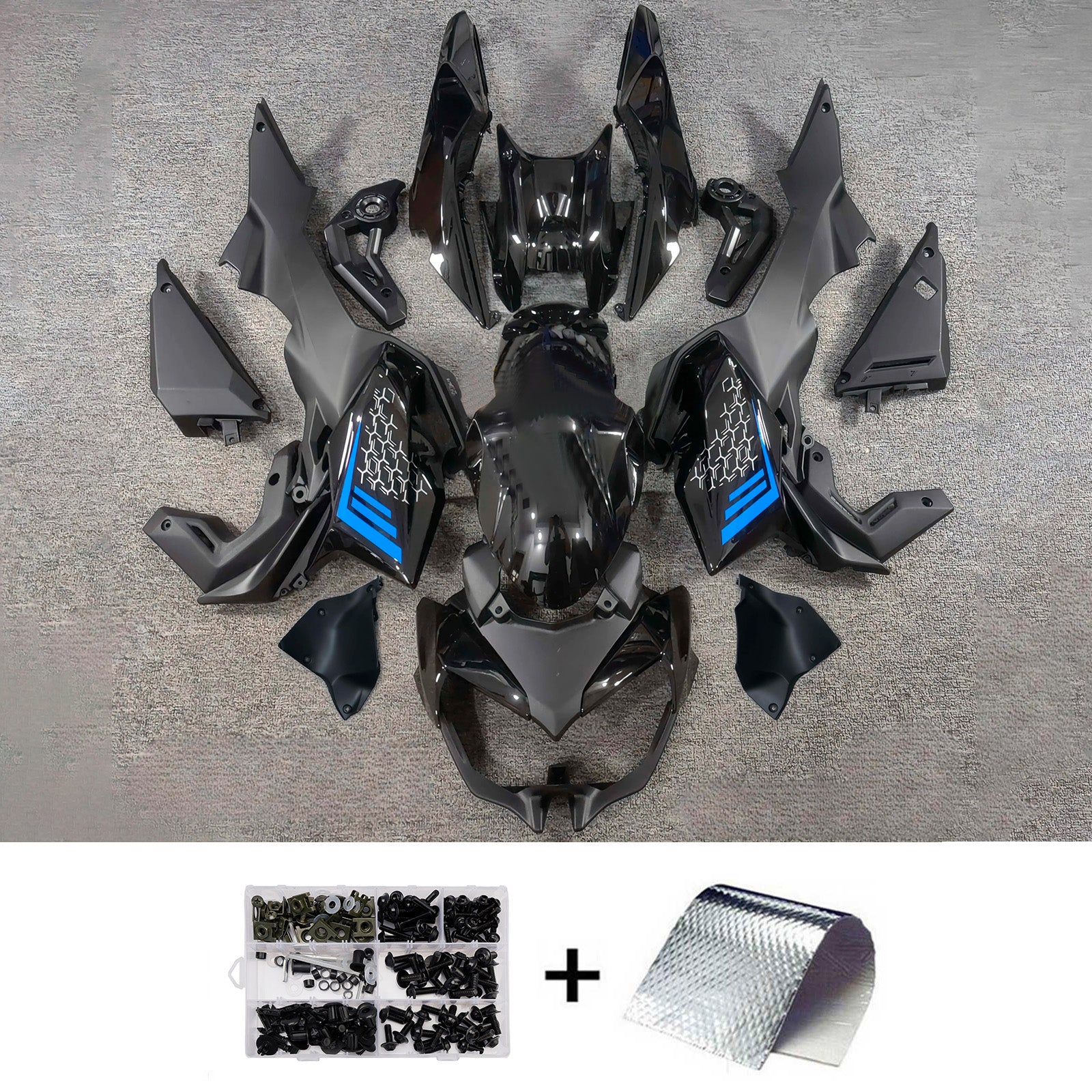 Injection Fairing Kit Bodywork Plastic ABS fit For Kawasaki Z650 2020-2023
