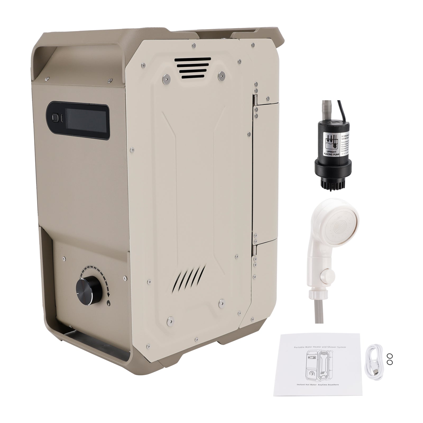 Calentador de agua portátil para rv que acampa 7800mAh 3.3h limpieza que acampa recargable