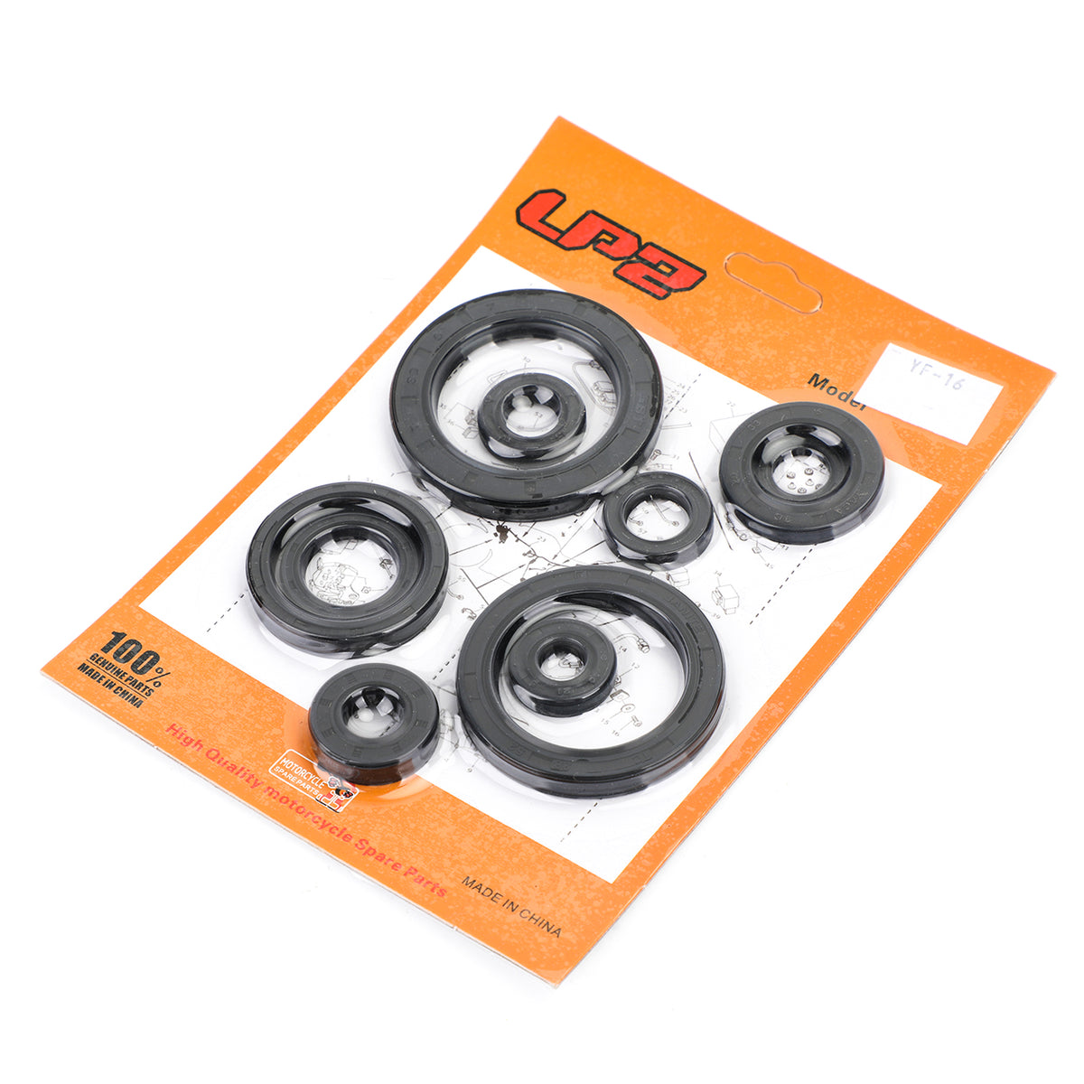 2007-2008 Honda CRF450R Engine Oil Seal Set 10pcs Seals Generic