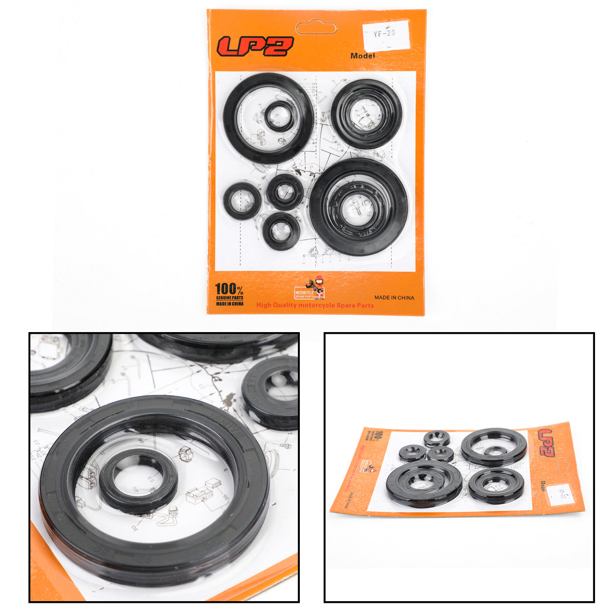 2005-2009 2012-2017 Honda CRF450X 9pcs Engine Oil Seal Kit Set Generic