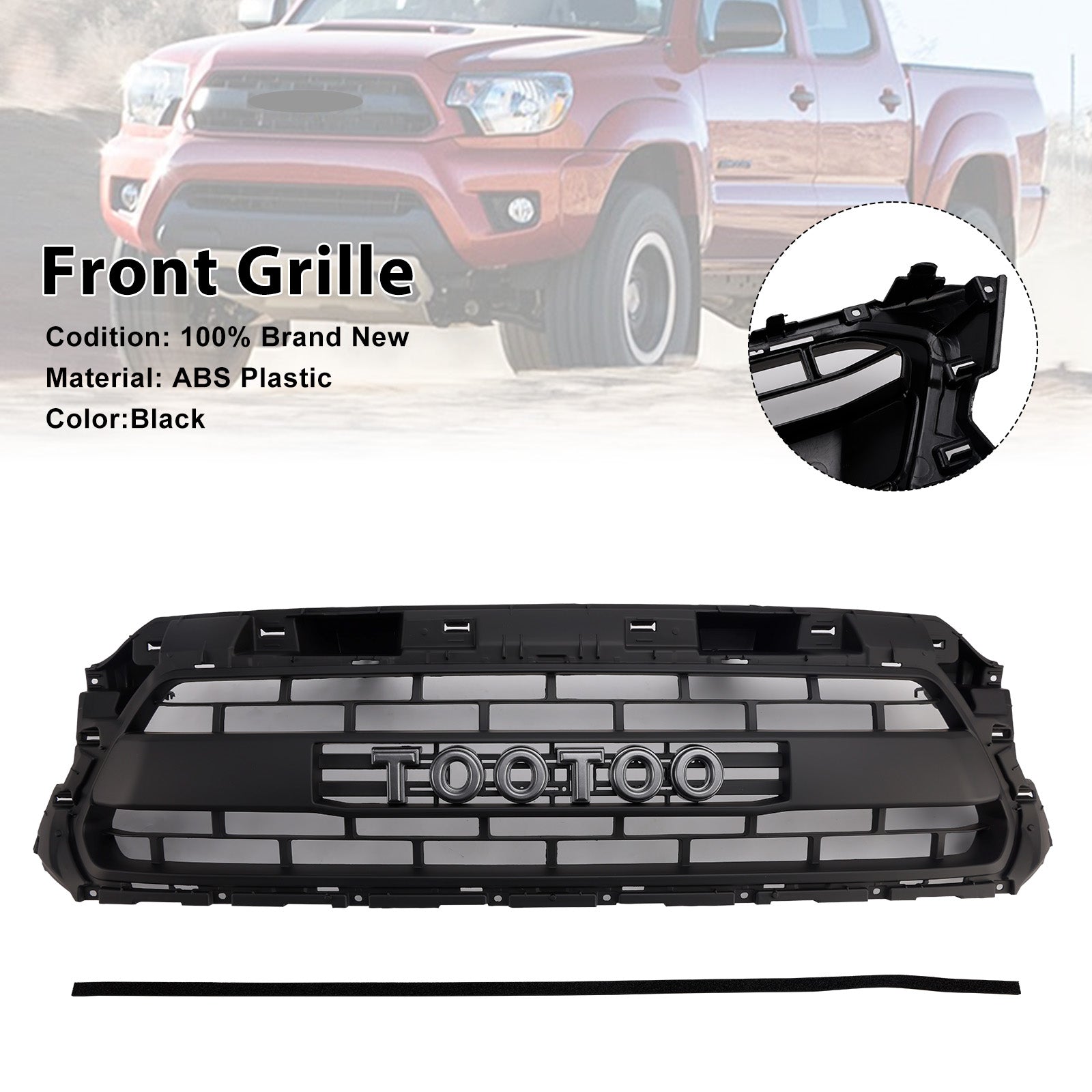 2012-2015 Toyota Tacoma Front Honeycomb Grill Grille PTR54-35150 TRD PRO PTR54-35150