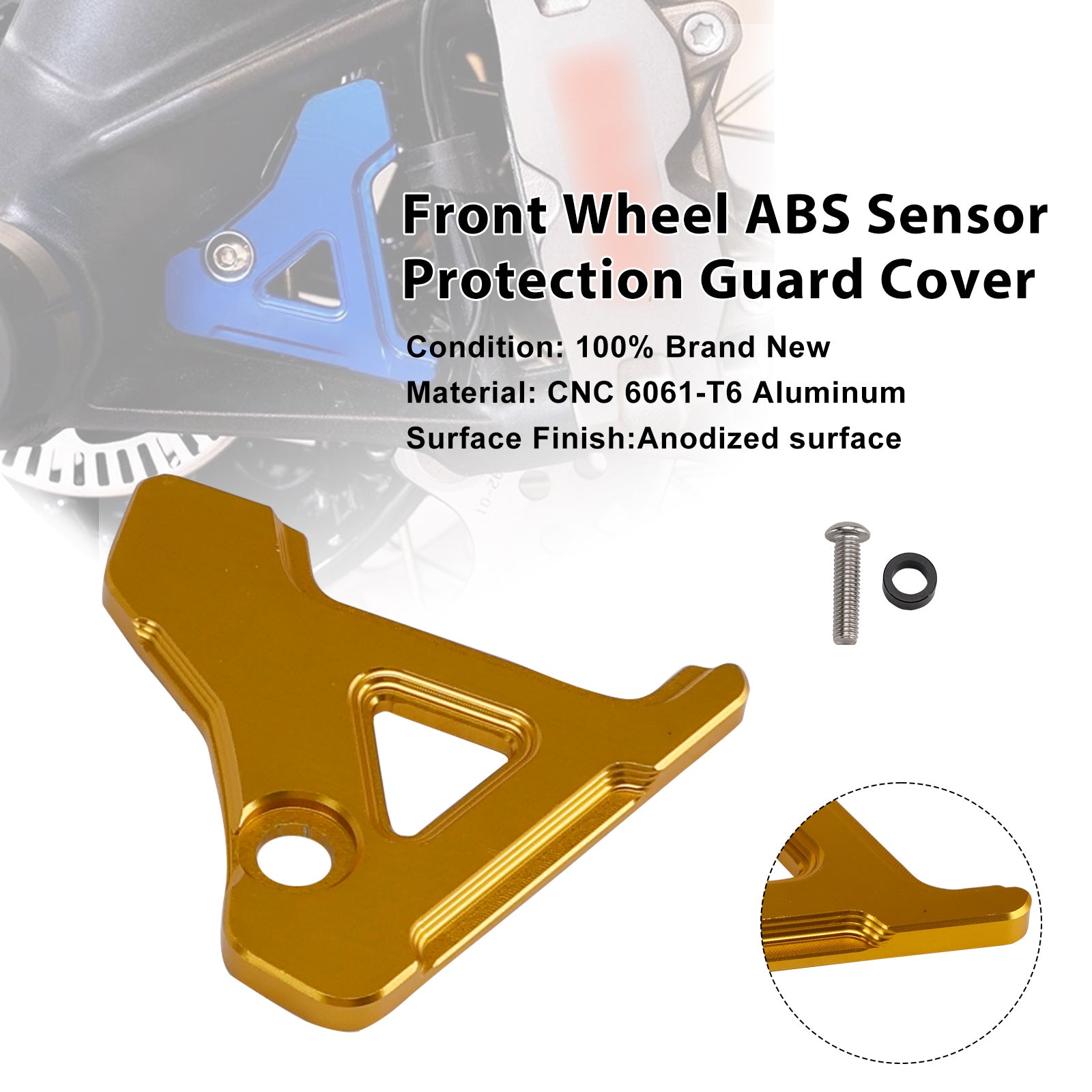 Garde de Protection de capteur ABS de roue avant pour BMW R1300GS/ADV 23-25