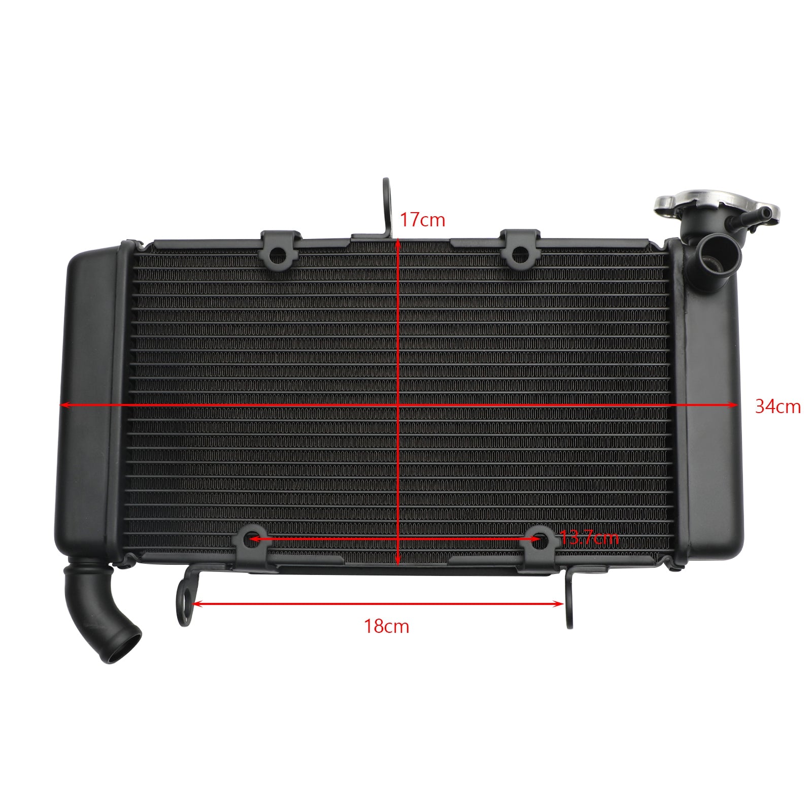 Aluminium Radiator kjølekjøler for Honda CBR500R CBR 500 R 2019-2022