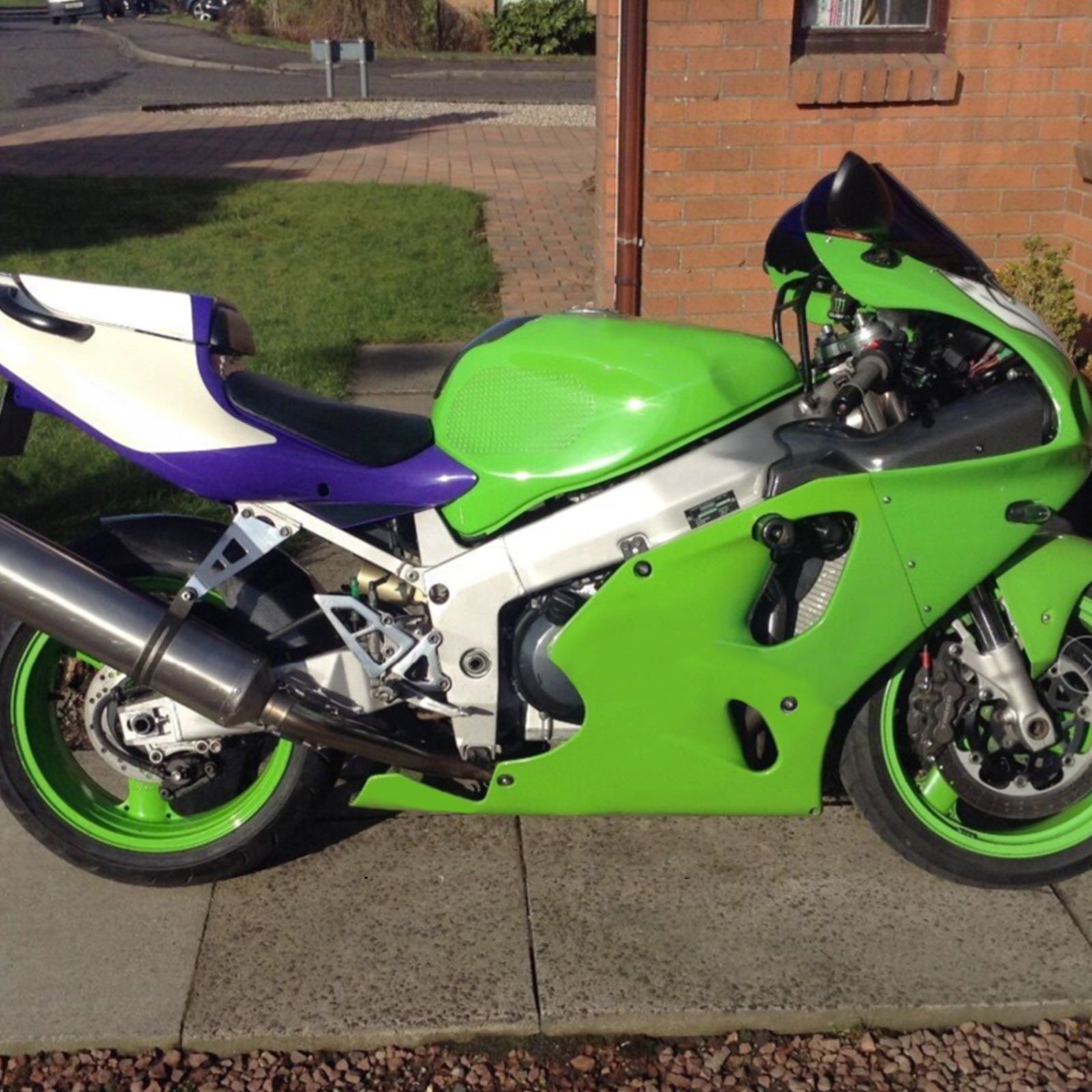 1996-2003 KAWASAKI ZX-7R Injektionsmässa Kit Bodywork Plastic ABS