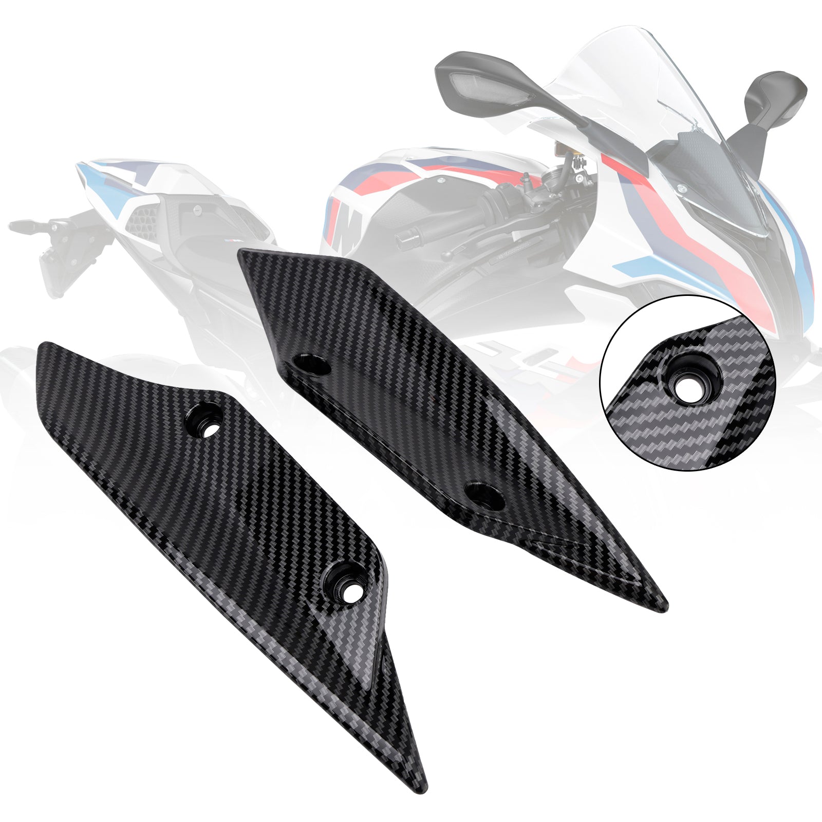 2015-2018 BMW S1000RR Alerón delantero Wind Winglets Carenado