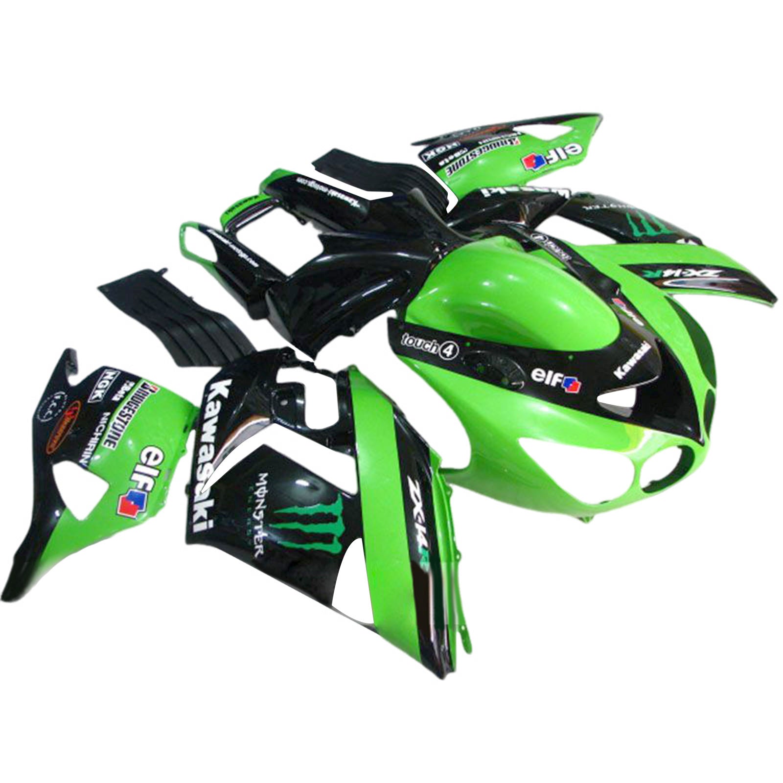 2006-2011 KAWASAKI ZX14R ZZR1400 injektionssats Kit Kroppsarbete