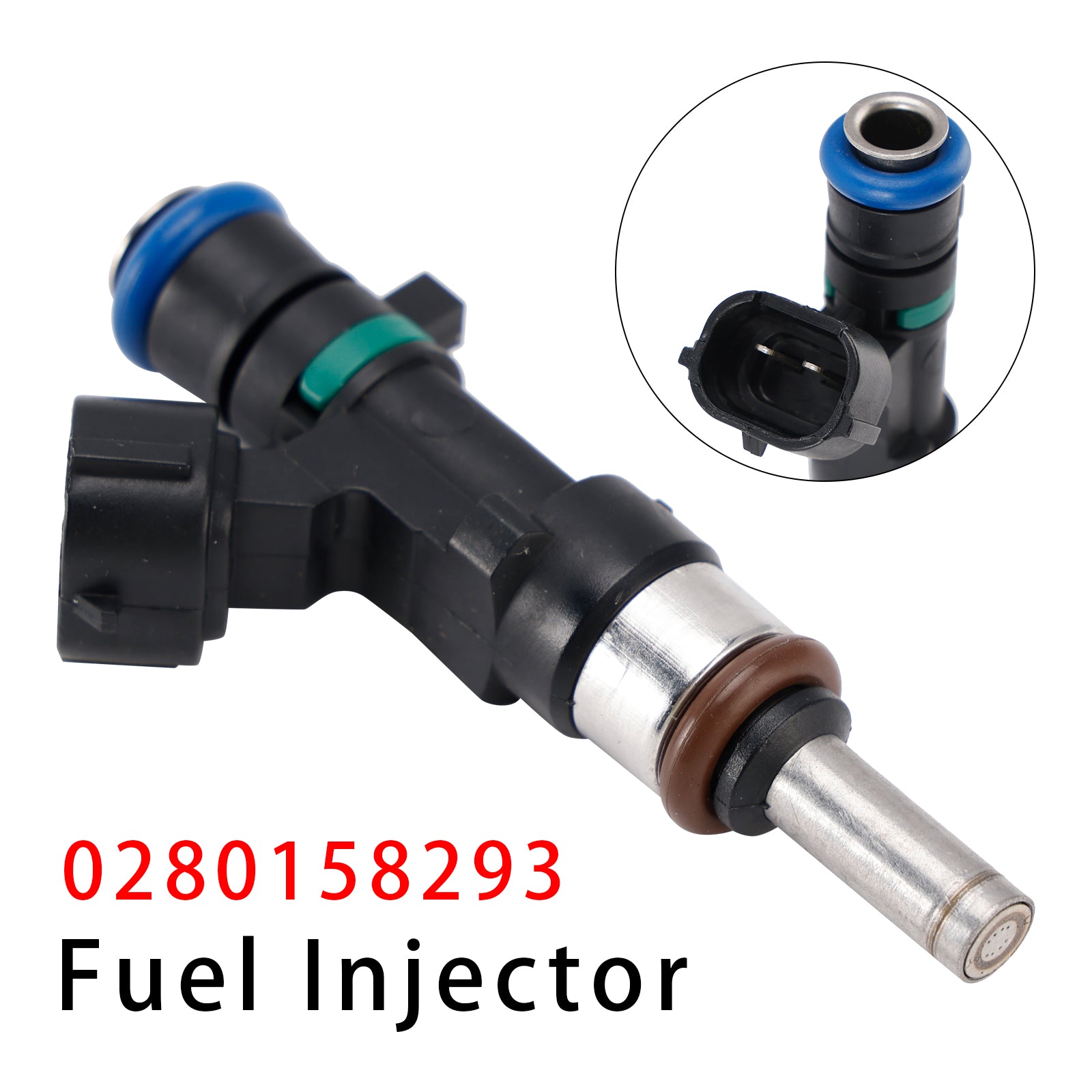 1Pcs Fuel Injector For Dacia Logan Sandero Renault Clio Symbol 0.9L 0280158293