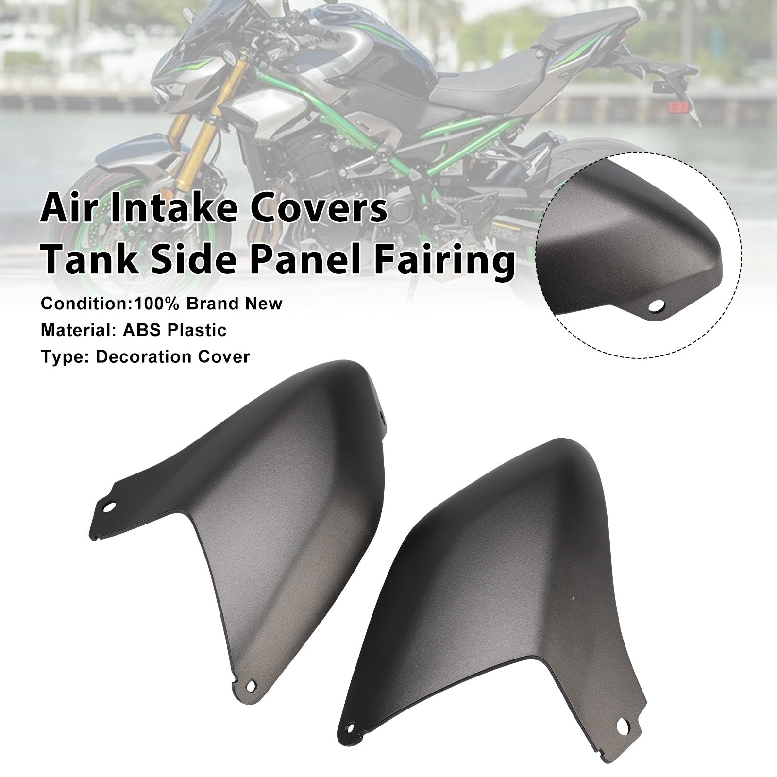 Air Intake Covers Tank Side Panel Fairing For Kawasaki Z900 2025-2026