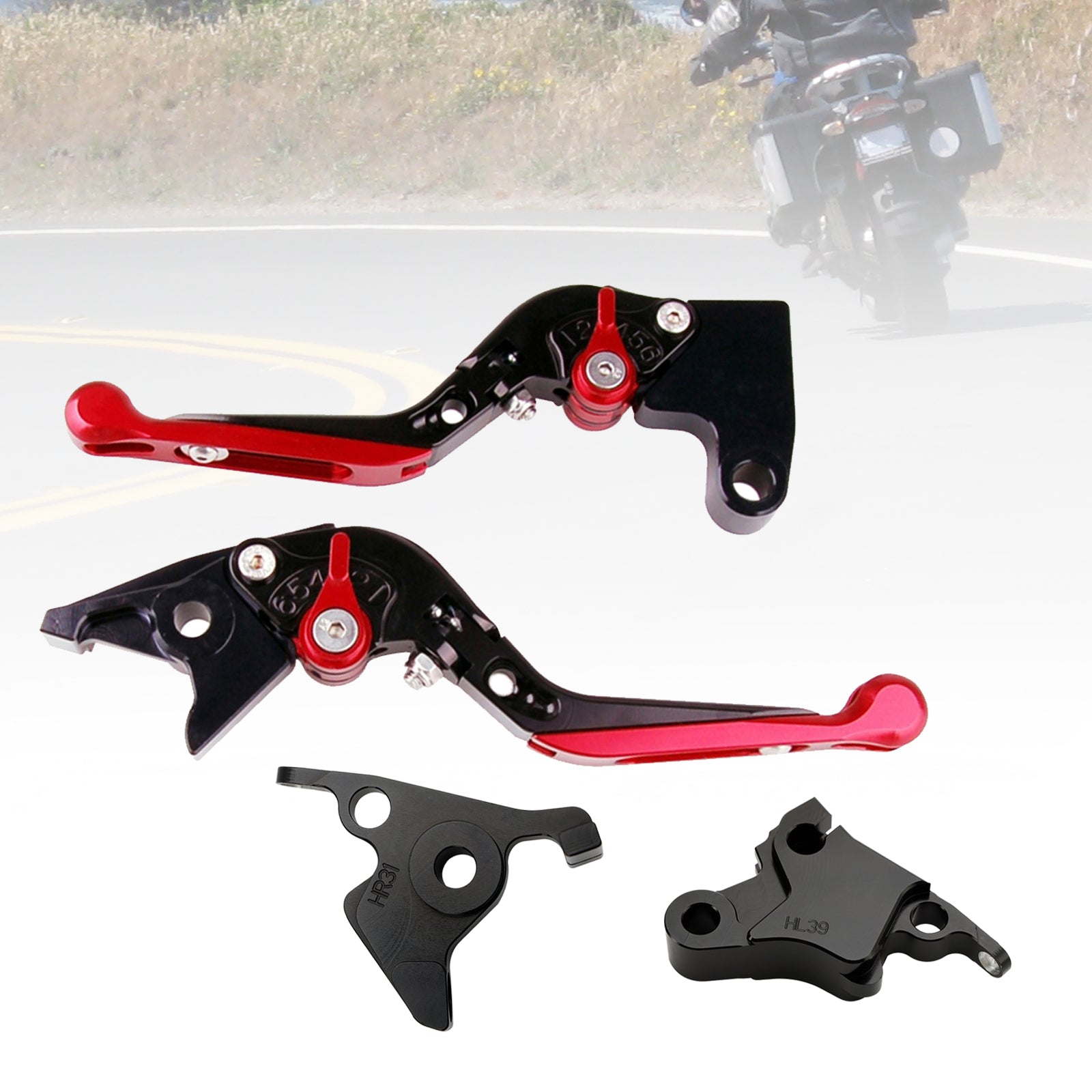 A alavanca de freio ajustável da embreagem ajusta para CFMOTO 450SS 450SR 21-23 450NK 23-24