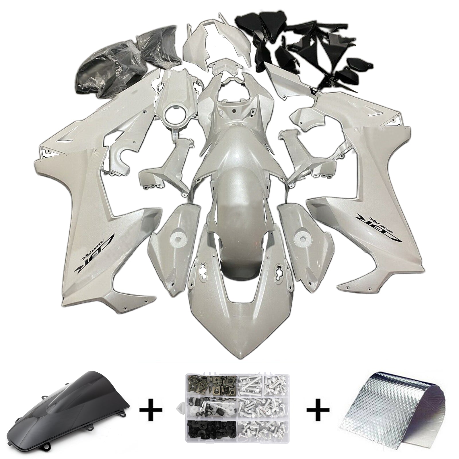 2017-2023 Honda CBR1000RR-injektionsmässa kit Bodywork Plastic ABS