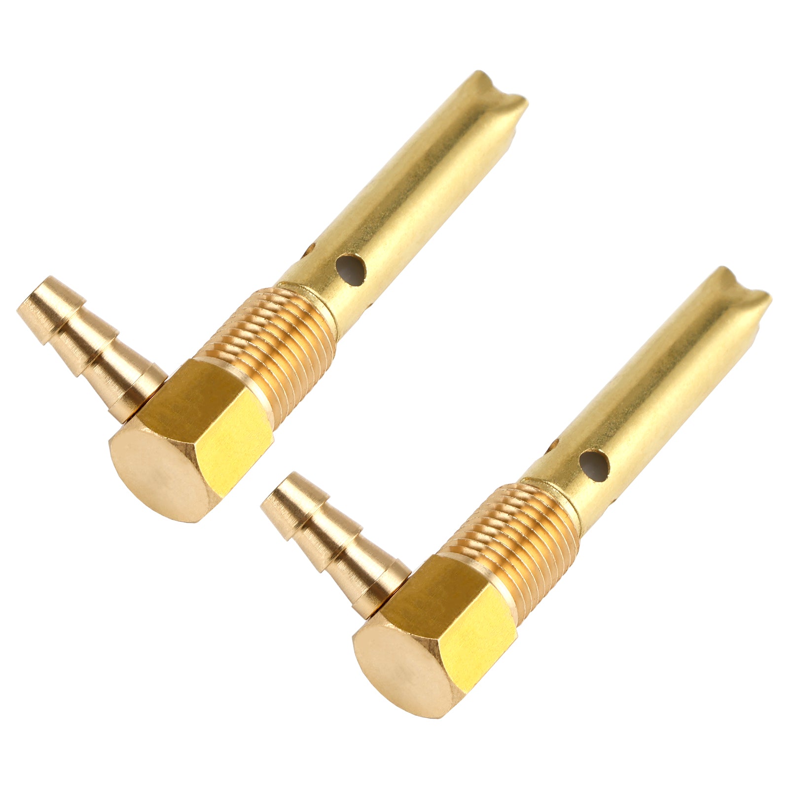 2x 1/4" ID-slange Drivstofftankventil 1/4"-18NPTF-gjenger for både små og store tanker