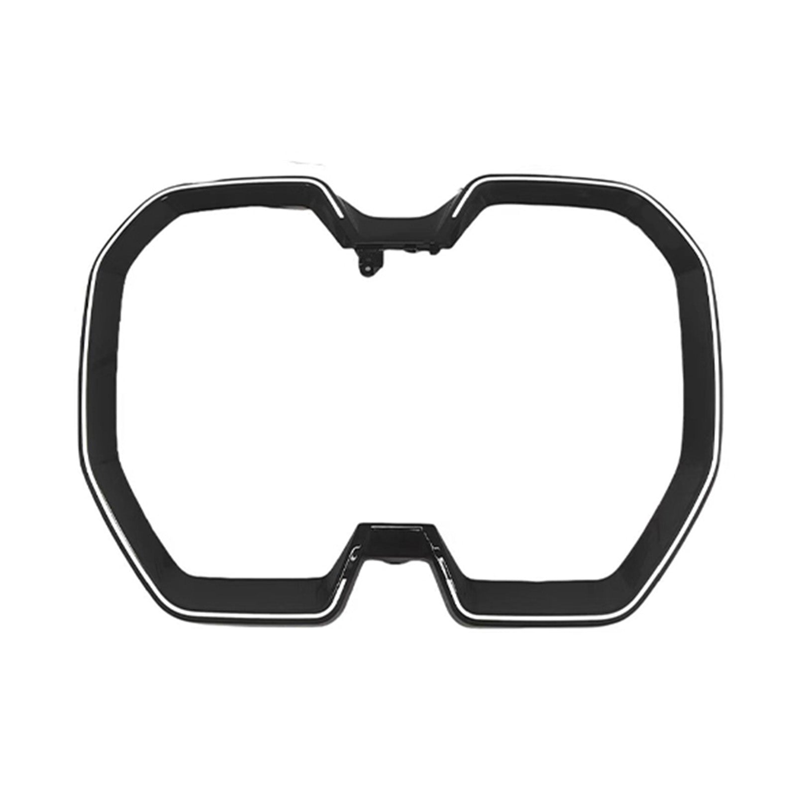 Black Front Bumper Kidney Grille Frame Replace Fit BMW iX SUV 2022-2025 W/LED