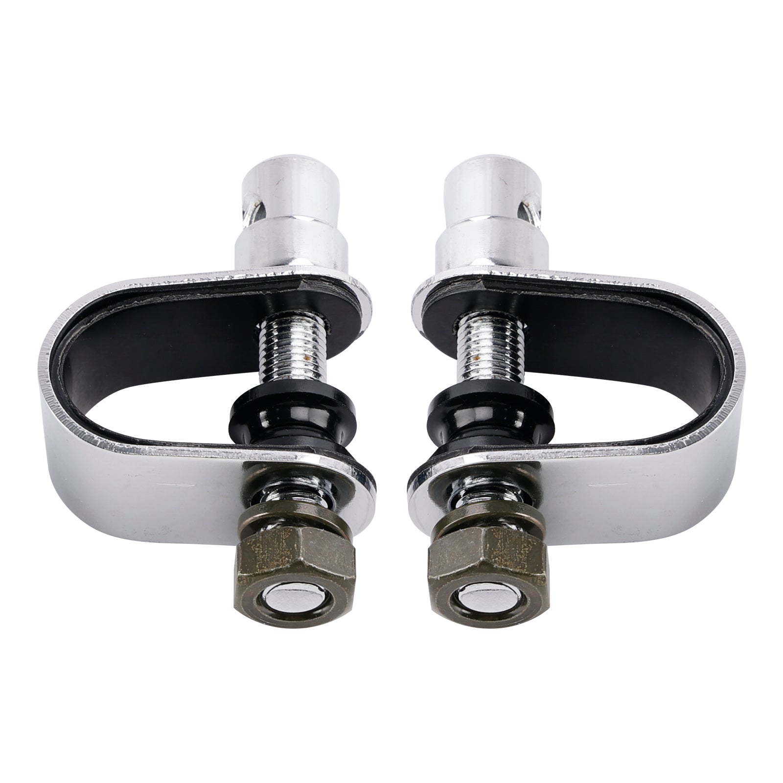 Retro obdĺžniková svorka na chrómové zrkadlá pre Yamaha XS650 SR400 SR500 W650