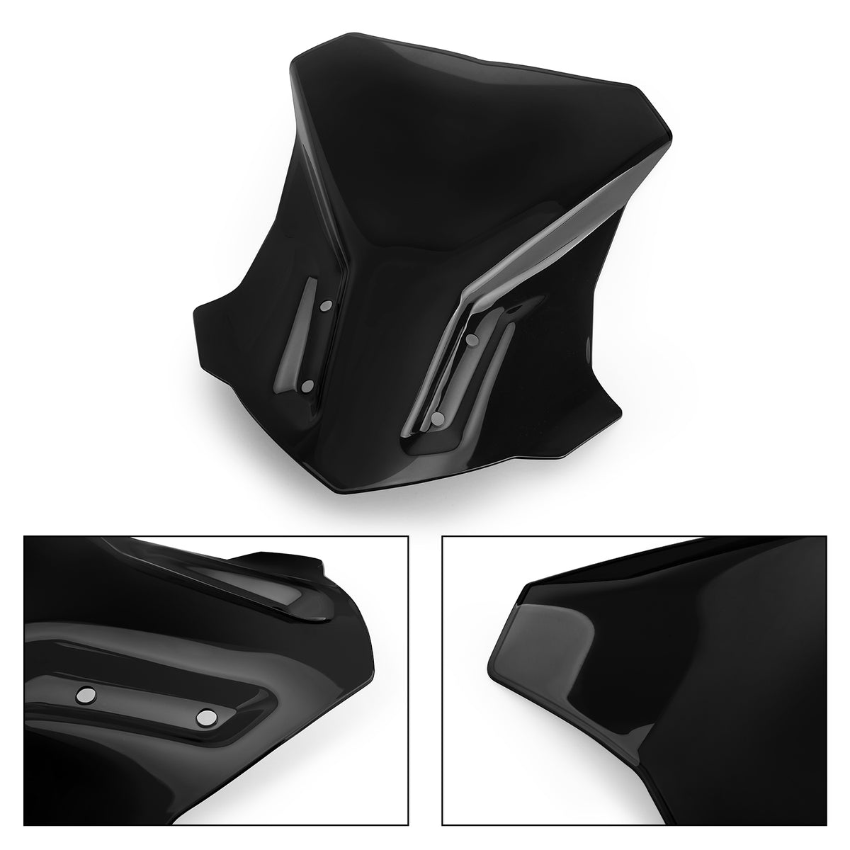 2017-2022 BMW G310GS 1 piece Motorcycle ABS Windscreen Windshield Black Generic