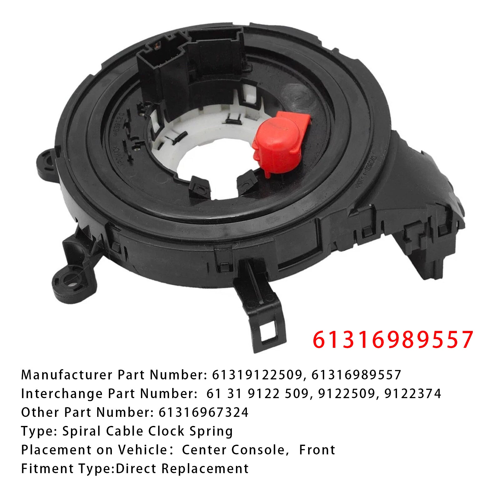 Spring Spring Cable Hodiny riadenia 61316989557 pre BMW E93 E92 E90 E88 E84 E82