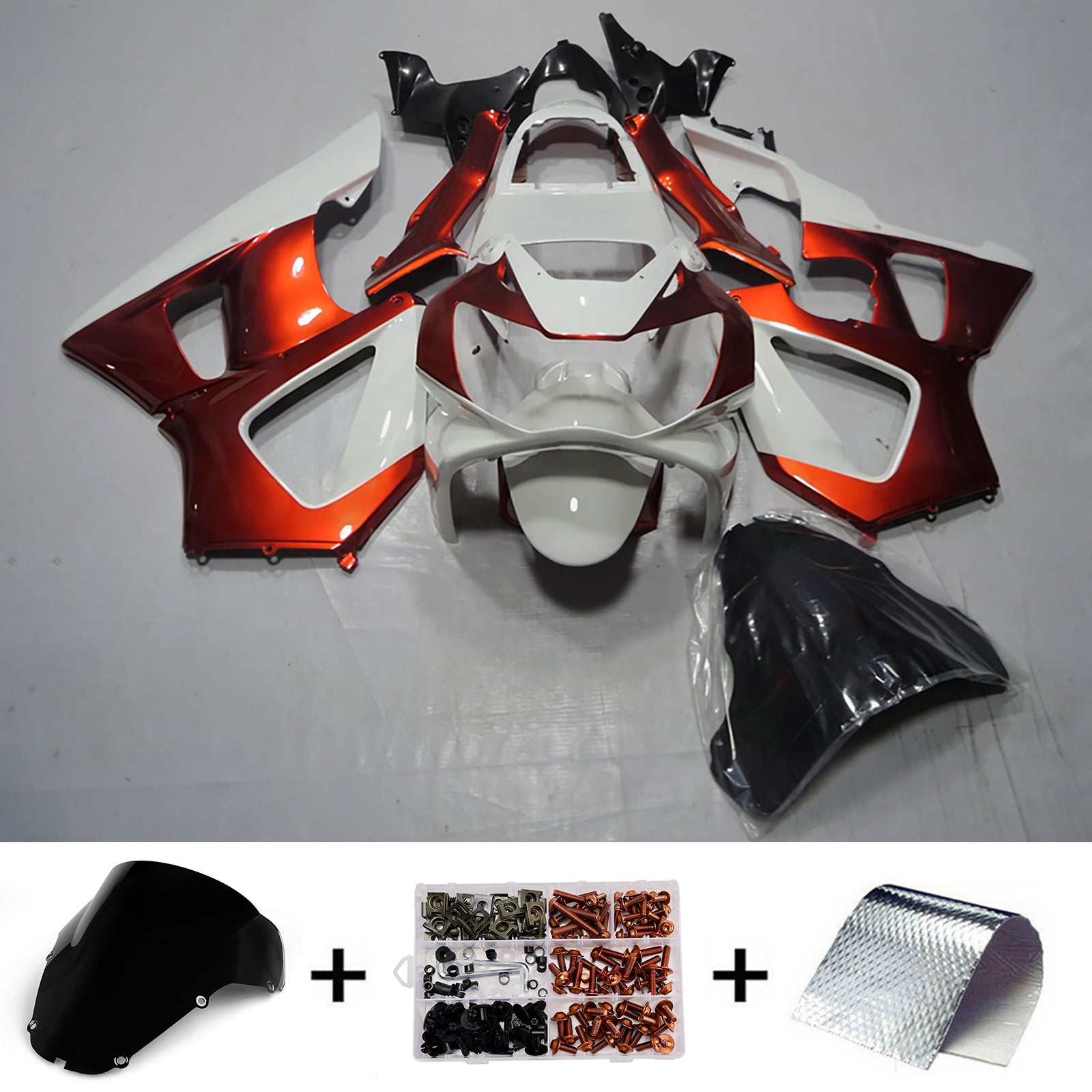 Injection Fairing Kit Bodywork Plastic ABS For Honda CBR929RR 2000-2001
