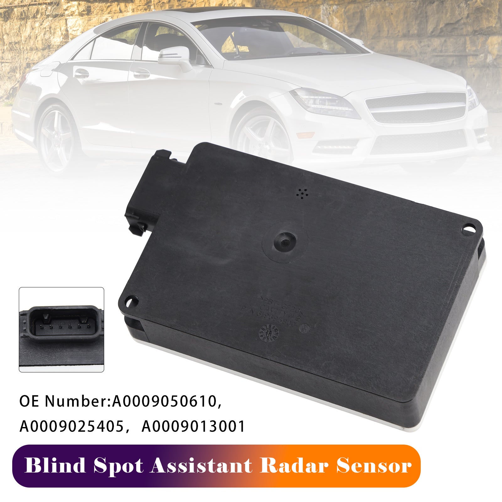For Mercedes E CLA CLS ML GL Class Blind Spot Assistant Radar Sensor A0009050610 A0009025405