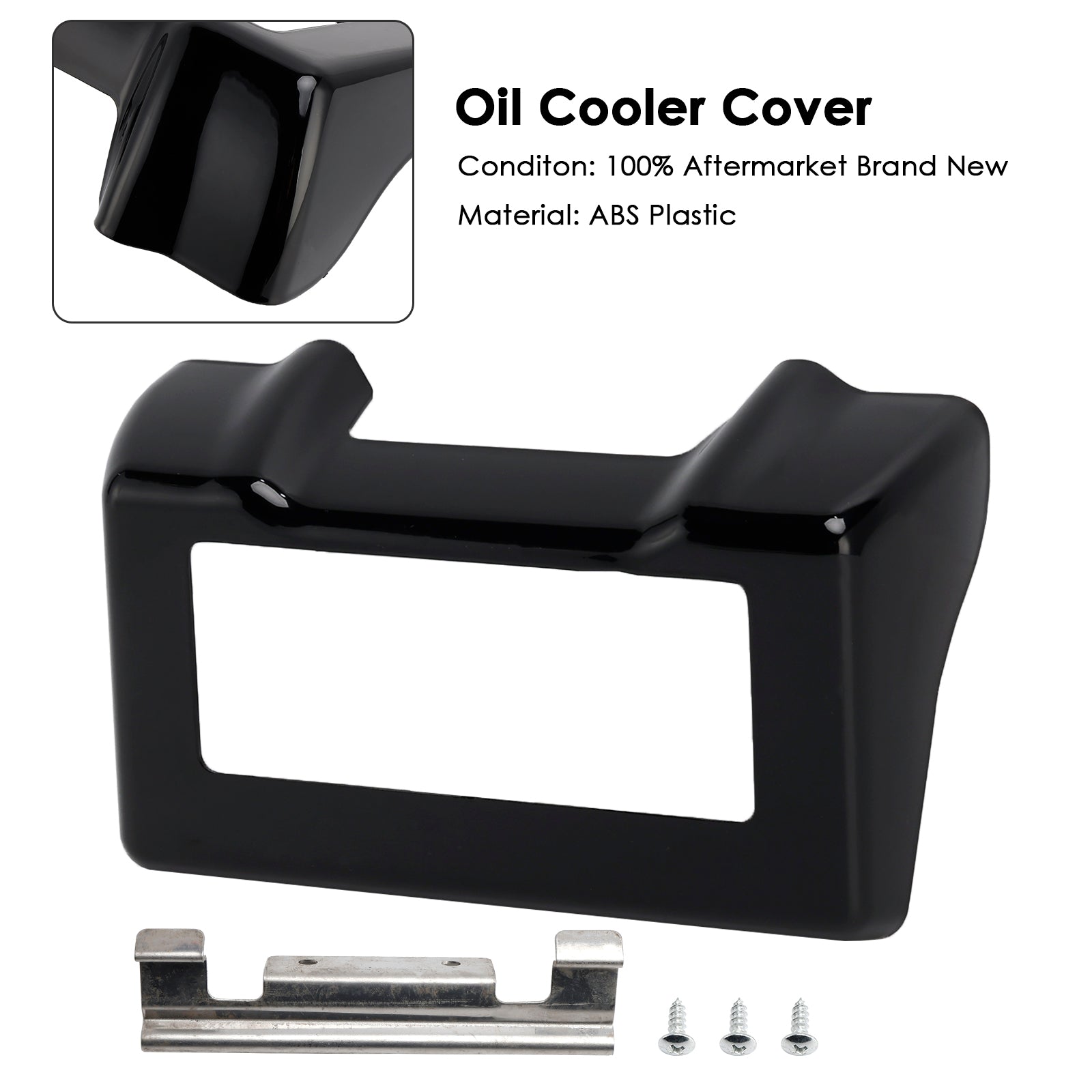 Oil Cooler Cover Fit For Touring Road King Street Glide 2011-2016