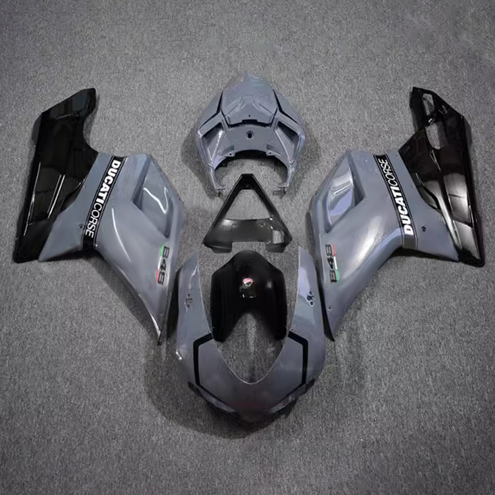 2007-2011 Ducati 1098 1198 848 Kit de carénage carrosserie ABS