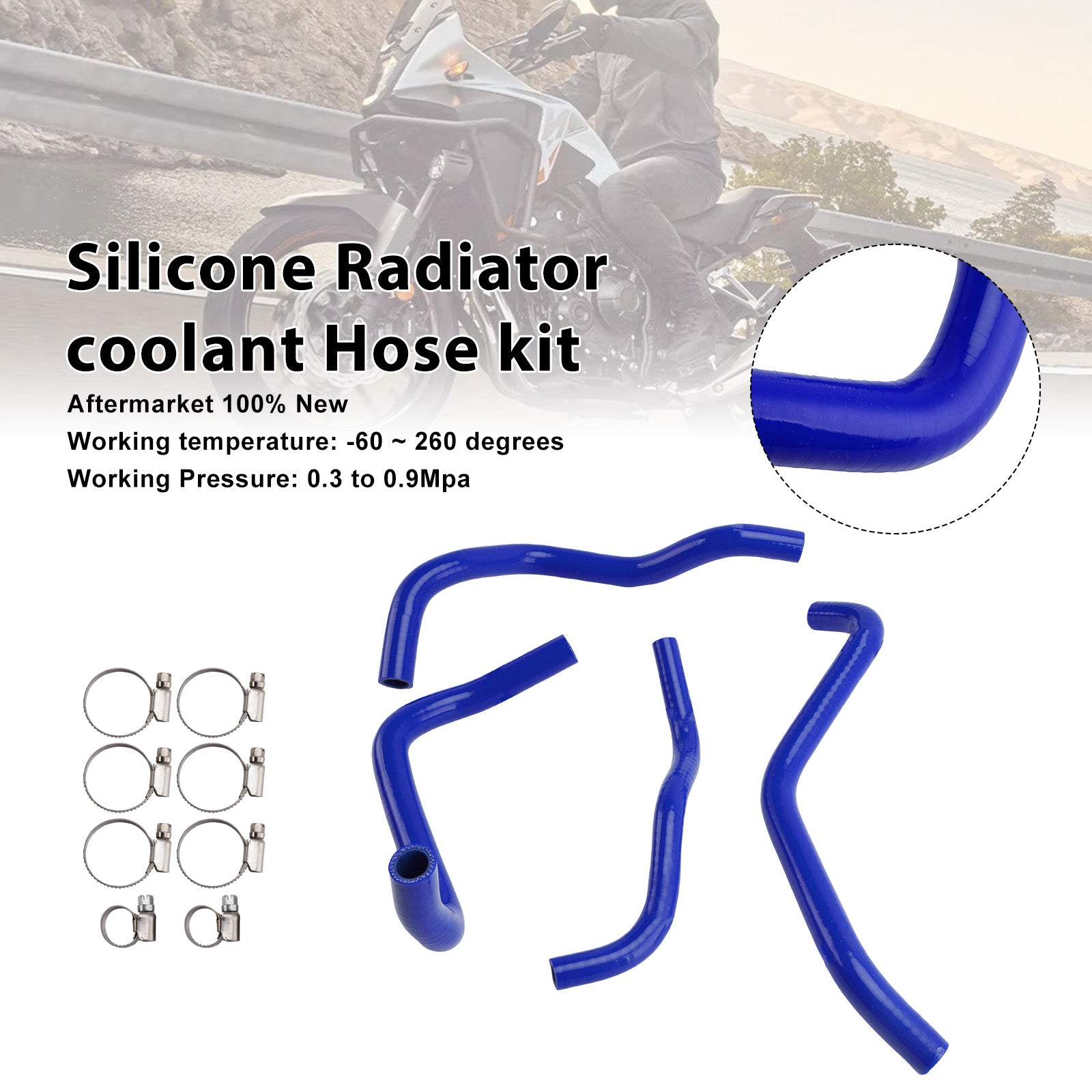 2013-2024 Honda CB500F/X/R Silicone Radiator coolant Hose