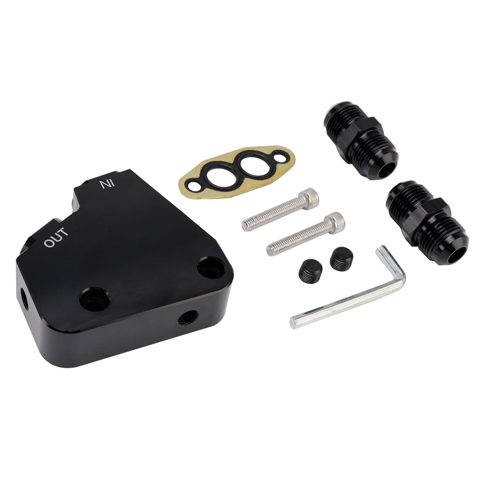 2005-2019 Corvette GM LS LS1 LS2 LS3 LS6 (5-Pack) Engine Oil Cooler Adapter Kit