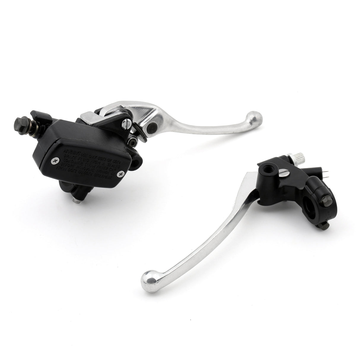 2000-2001 Honda CB1100SF X11 7/8" Handlebar Chrome Hand Control Reservoir Brake Clutch Levers Motorcycle Bike Chrome Generic
