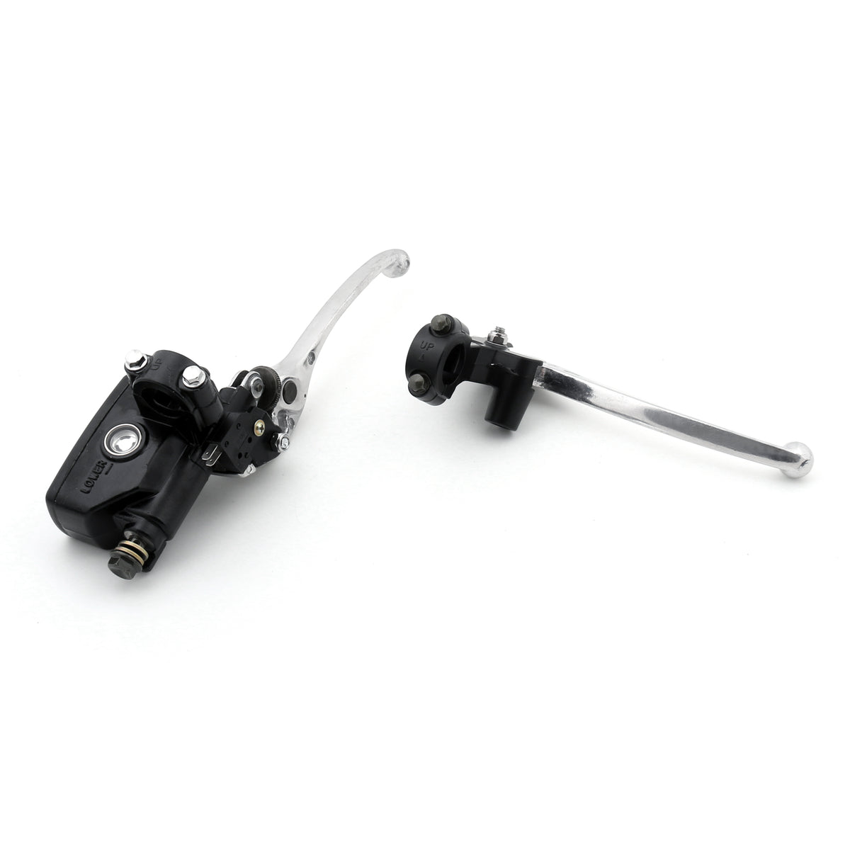 2000-2001 Honda CB1100SF X11 7/8" Handlebar Chrome Hand Control Reservoir Brake Clutch Levers Motorcycle Bike Chrome Generic
