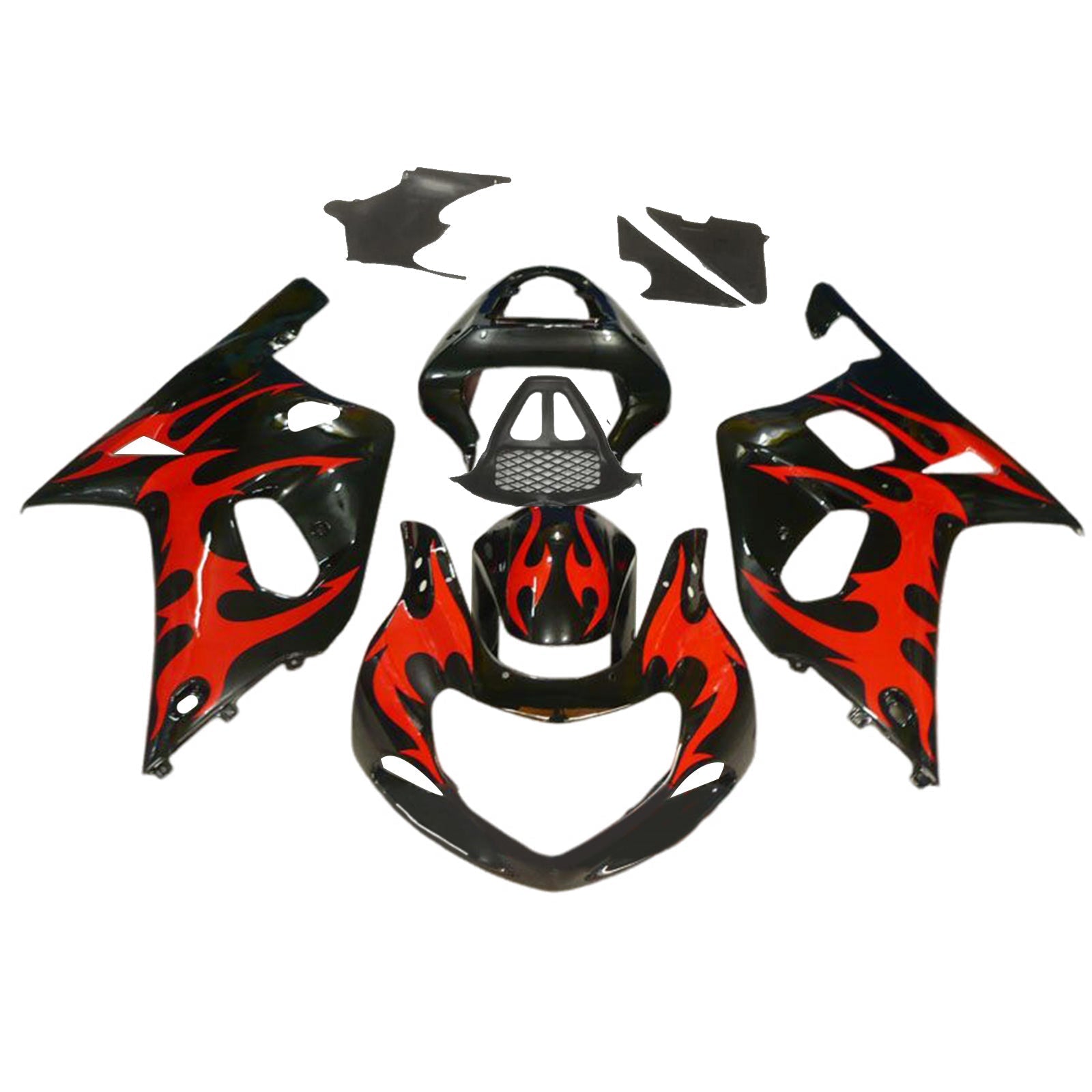 2000-2002 Suzuki gsxr1000 k1 k2 kit de carénage kit de carrosserie en plastique