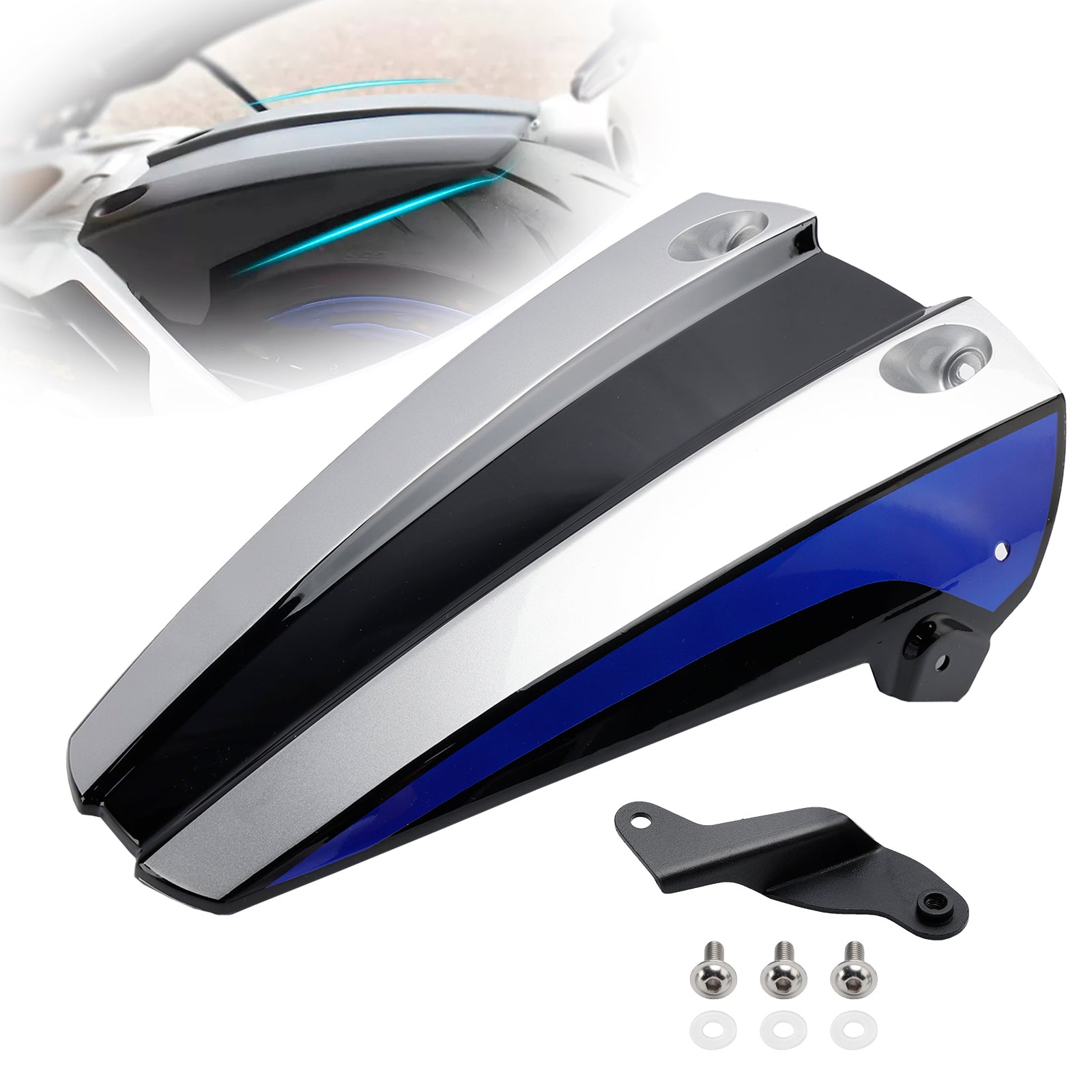 Bakre fender mudvaktsmässa för Yamaha MT-10/SP MT10 2016-2024