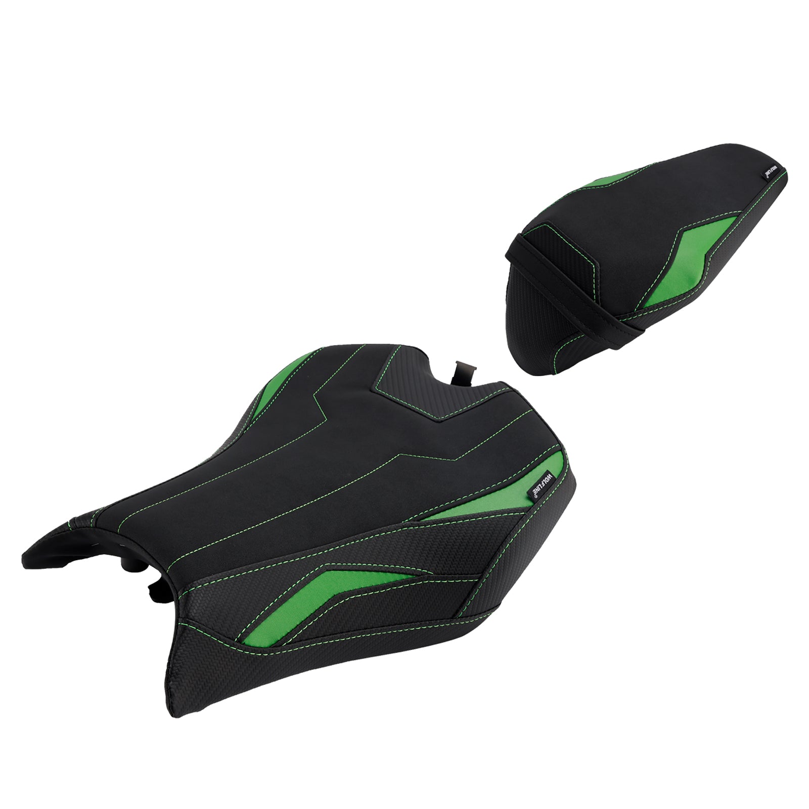 Driver&Passenger Seat Rear Cushion Green1 For Kawasaki Ninja Z900 Zr900-F 2025-
