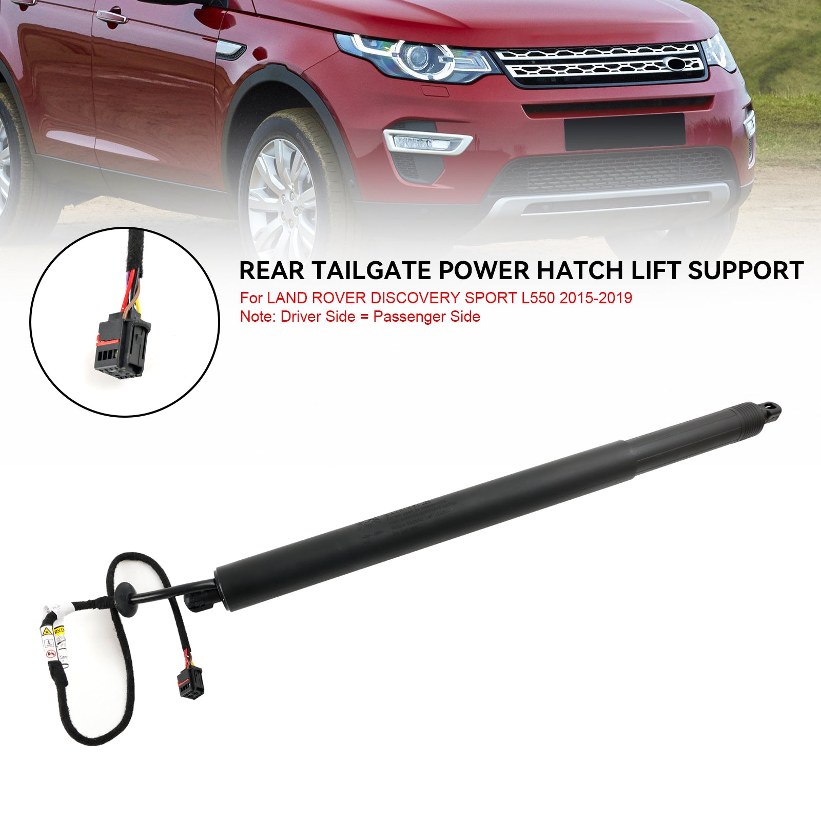 2015-2019 LAND ROVER DISCOVERY SPORT L550 Couvercle de coffre arrière Vérin à gaz LR075419