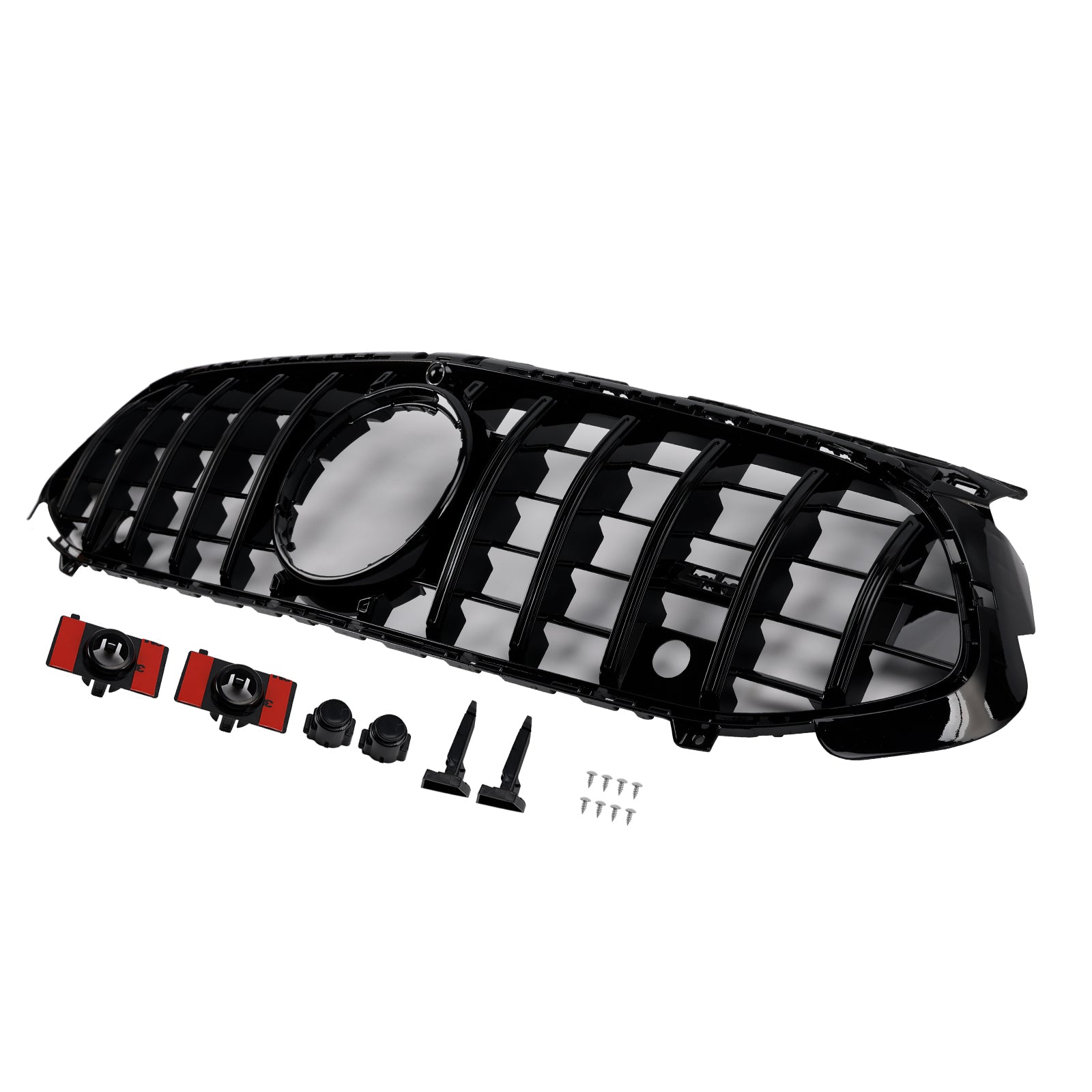 2023-2025 Mercedes A-klass W177 A35 A180 Glanssvart frontgrill