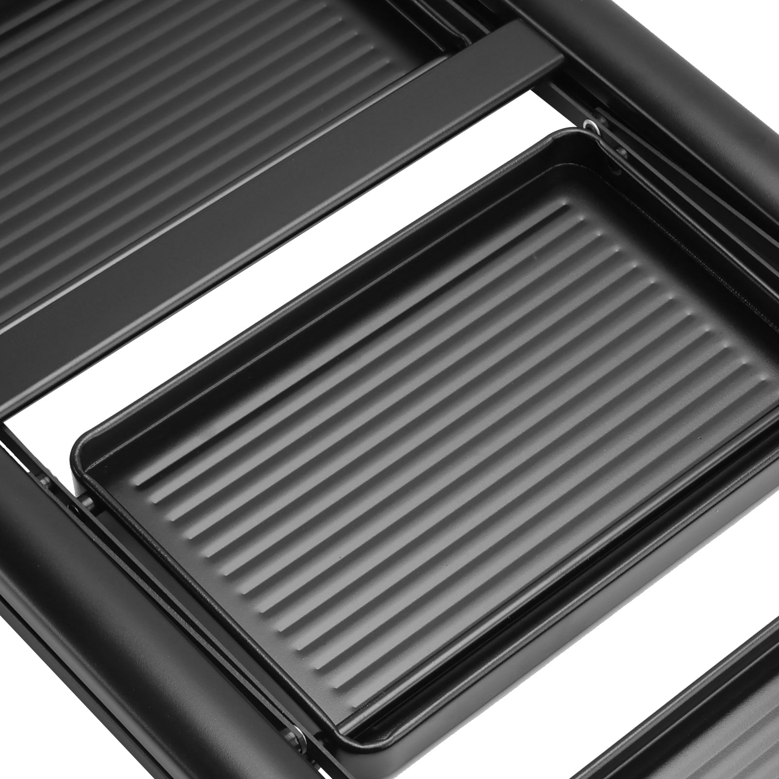 Lightweight 3 Step Aluminium Ladder, Foldable with Wide Pedals, Compact Storage, 150kg Load Capacity