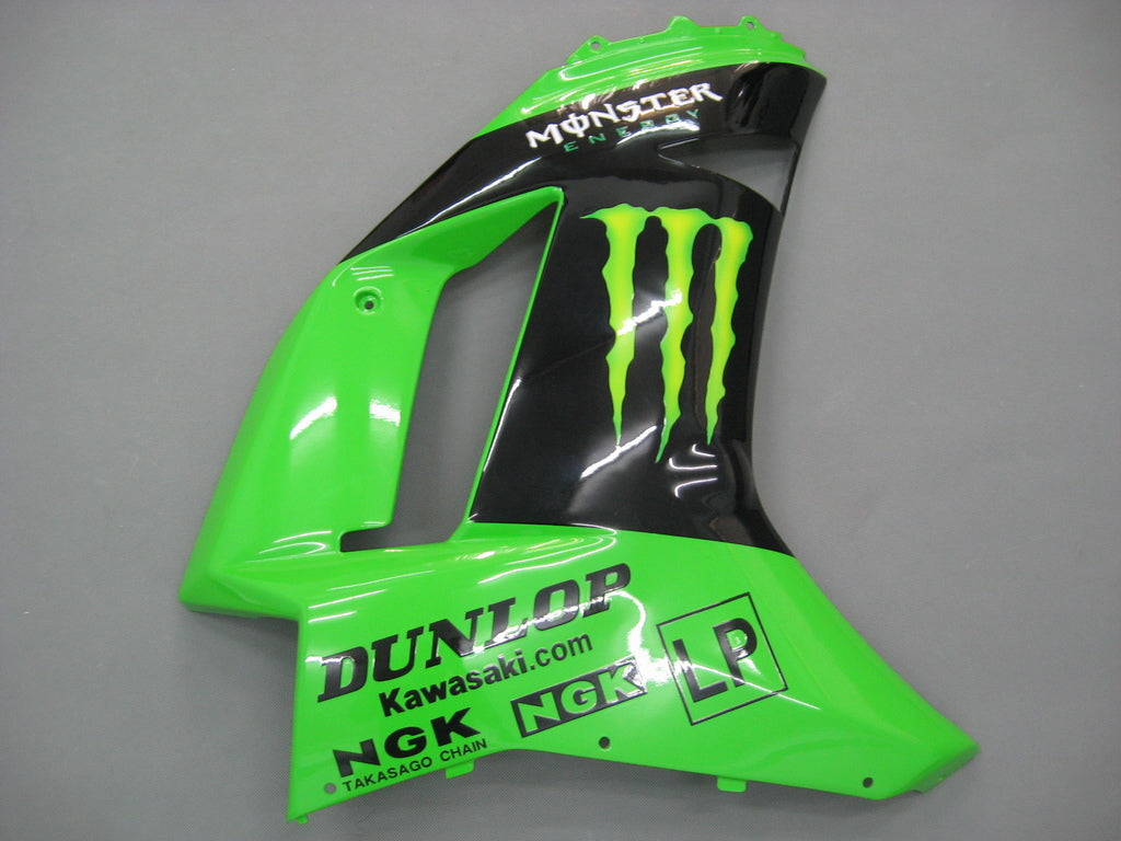 2007-2008 KAWASAKI ZX6R 636 Kit de camence d'injection Bodywork Plastic Abs