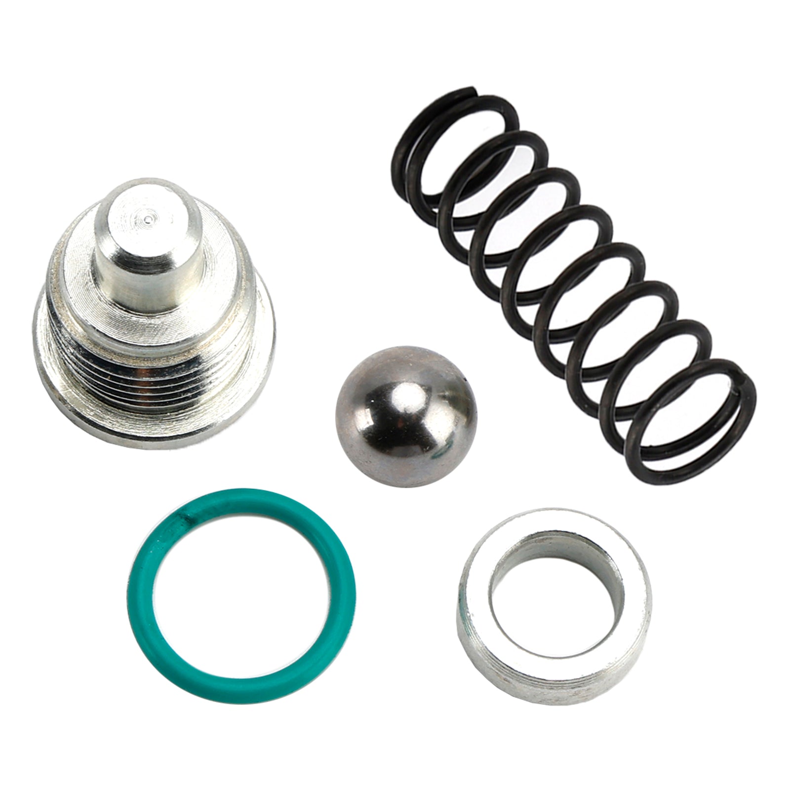 Oil Pump Relief Valve Spring Plug & Seals Kit for Ford 94.5-03 7.3L Diesel