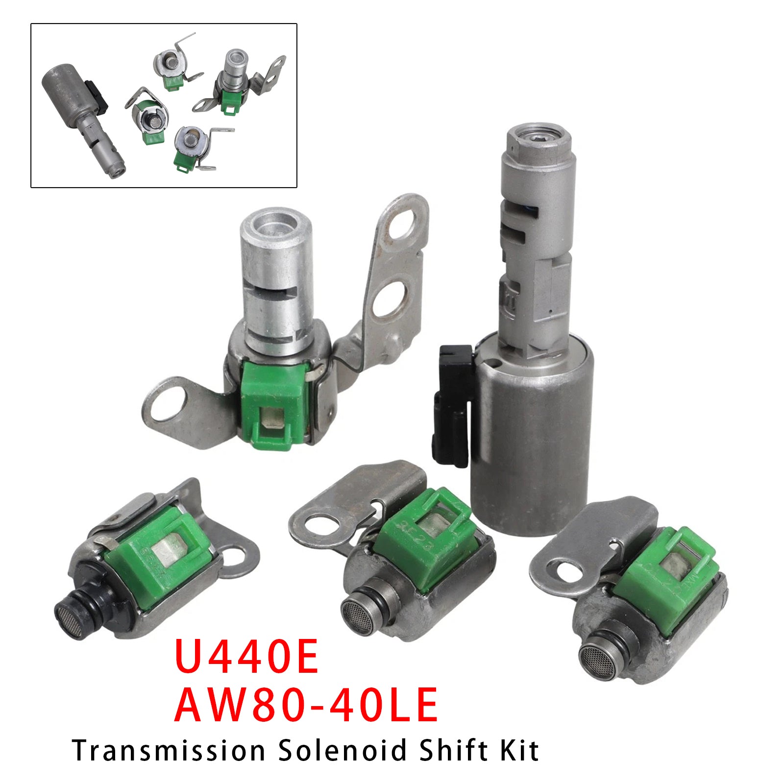 5PCS U440E AW80-40LE Transmission Solenoid Shift Kit For Toyota