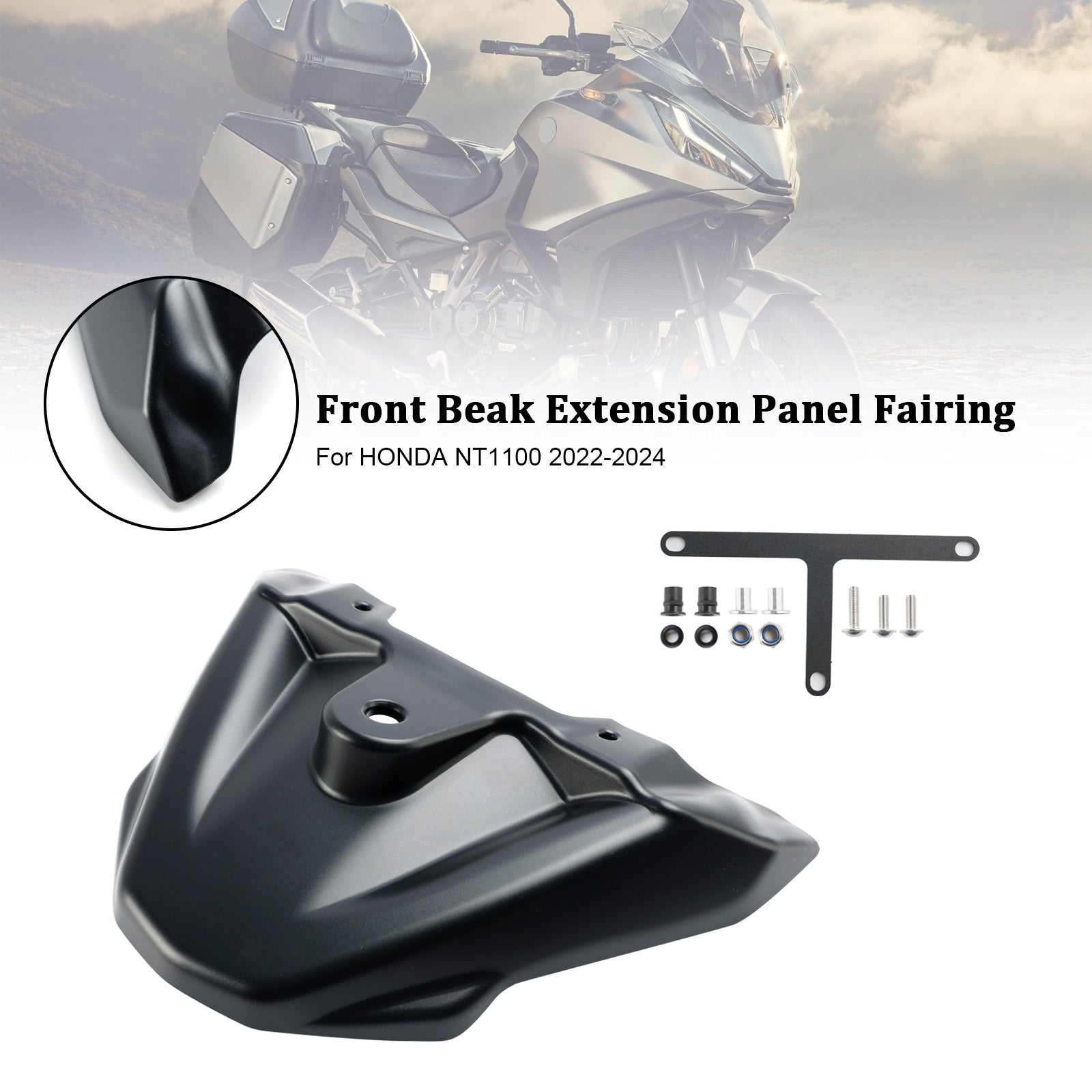 2022-2024 HONDA NT1100 FREME BEAK Extension Nose Panel Fairing