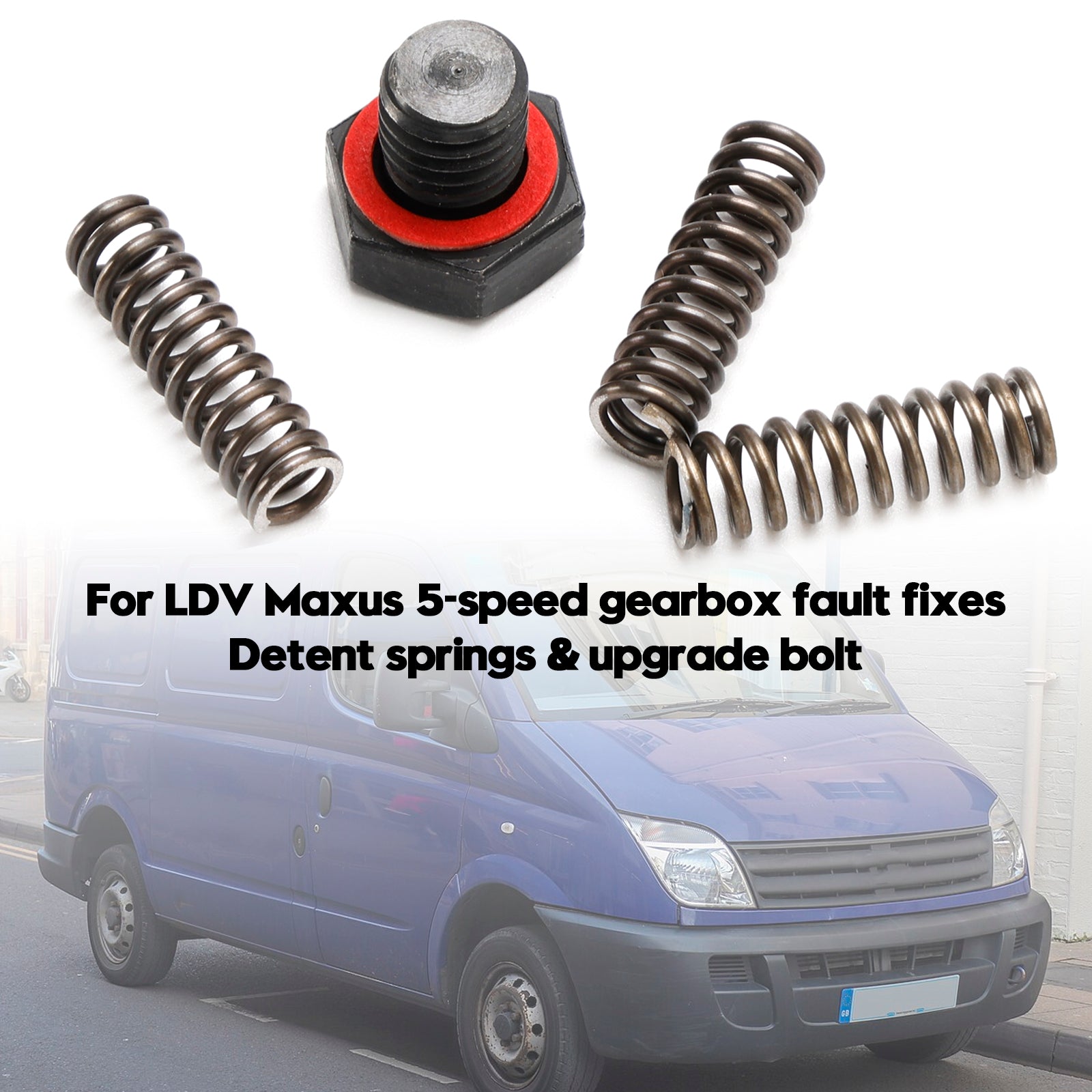 Spärrfjädrar & Uppgraderingsbult för LDV Maxus 5-växlad växellåda, felåtgärder